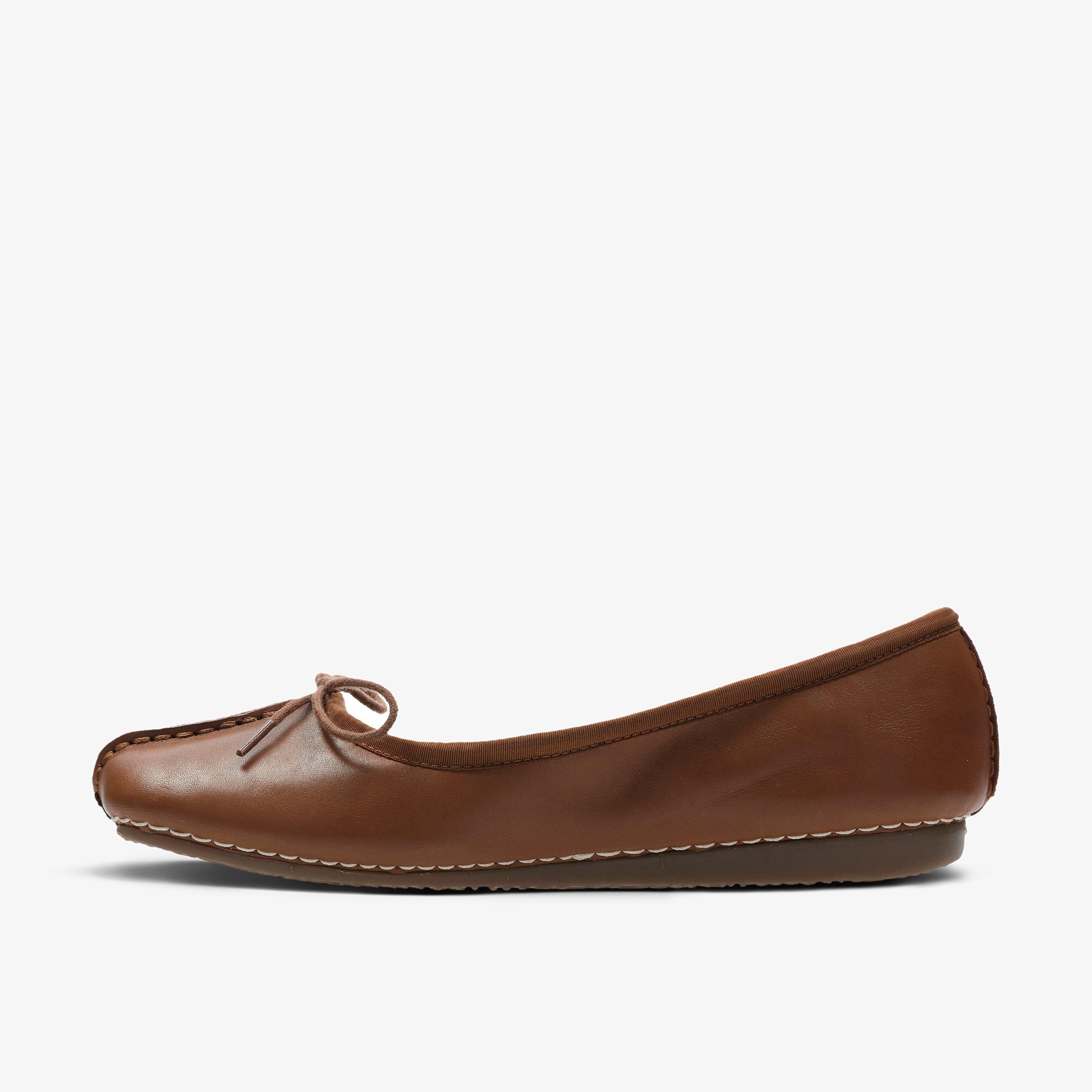 Clarks FRECKLE ICE - Ballerina's - dark brown/tan
