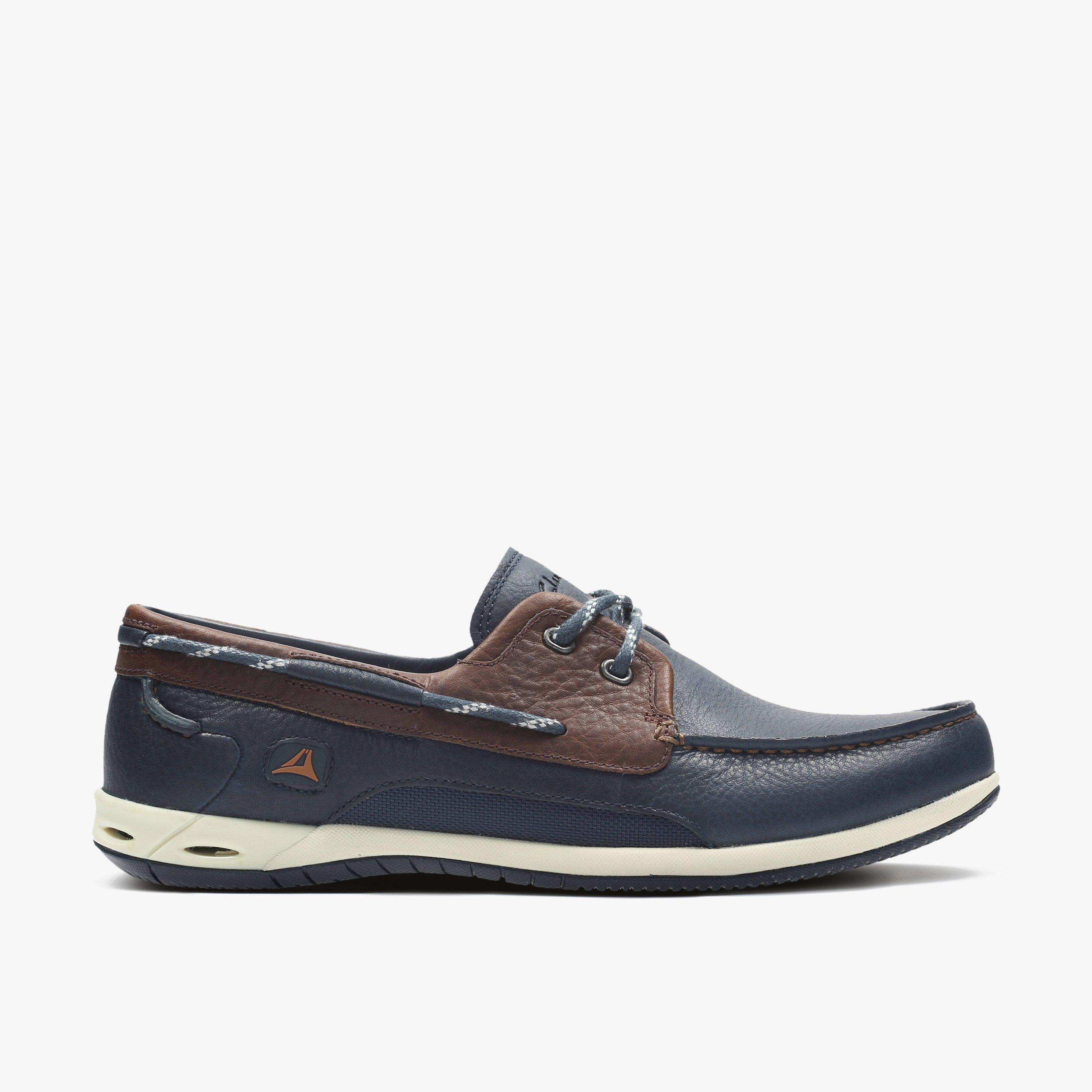 Orson Harbour Multicolour Leather Boat Shoes Slip Ons, view 1 of 6