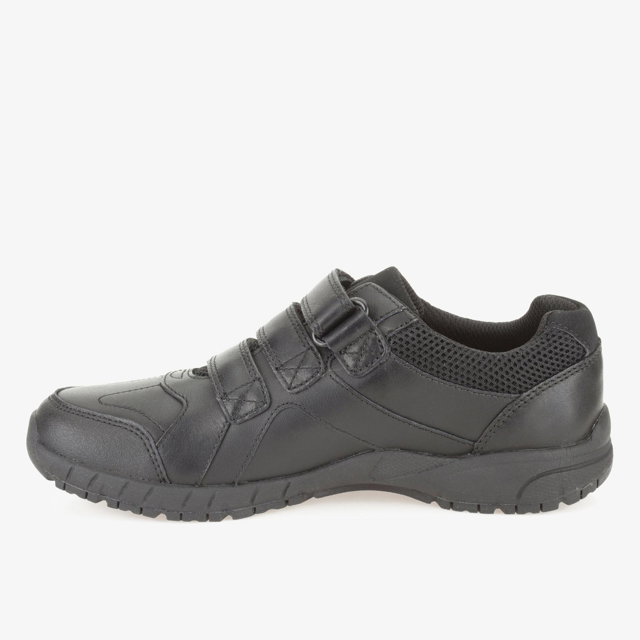 Air Learn Kid Black Leather Shoes, view 2 of 6