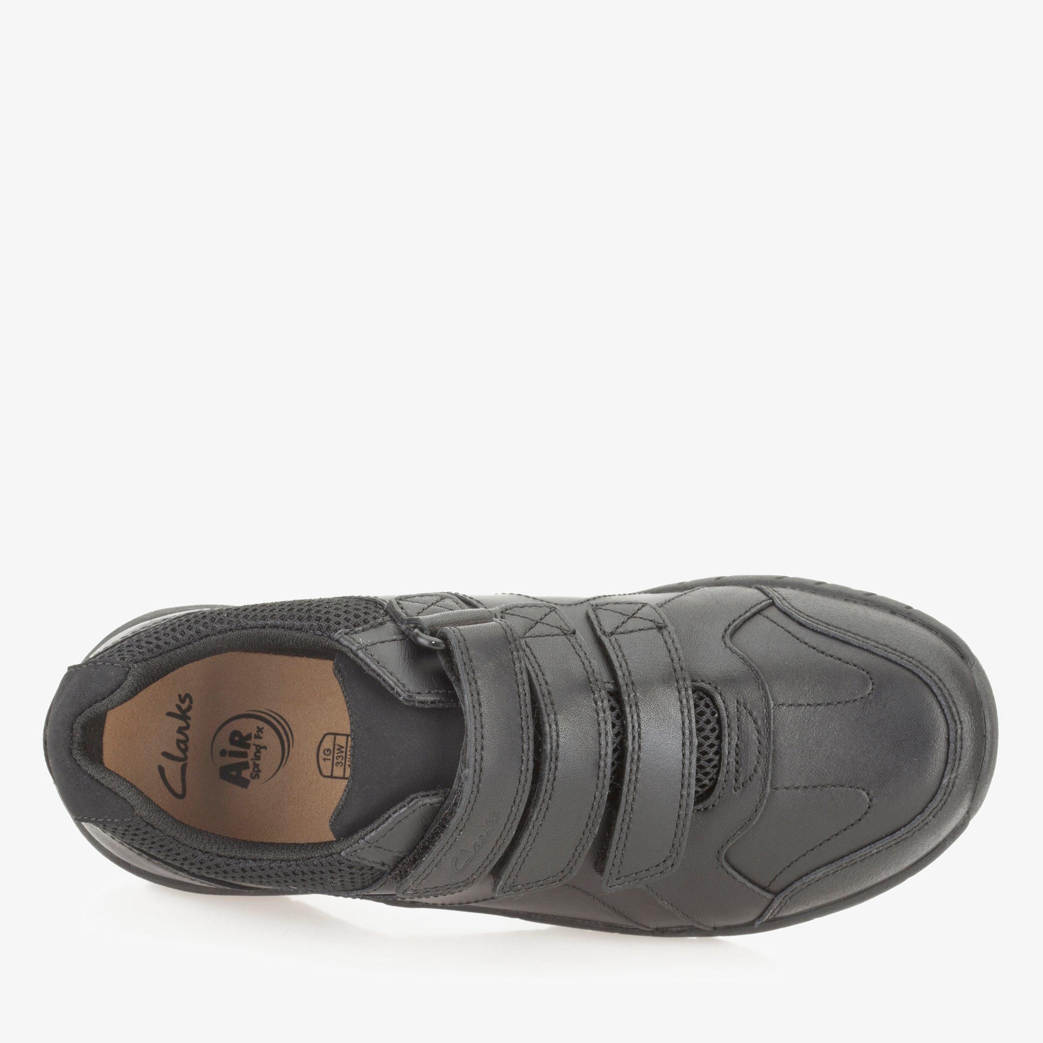 Air Learn Kid Black Leather Shoes, view 6 of 6
