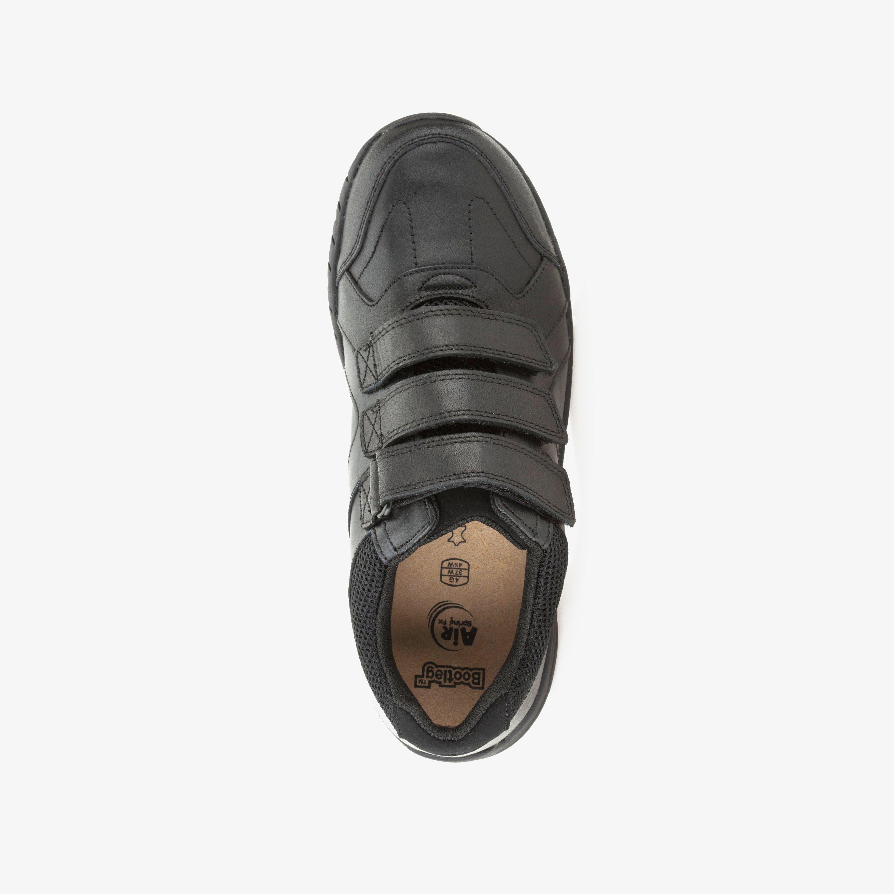 Boys Air Suffolk Youth Black Leather Shoes Clarks Outlet