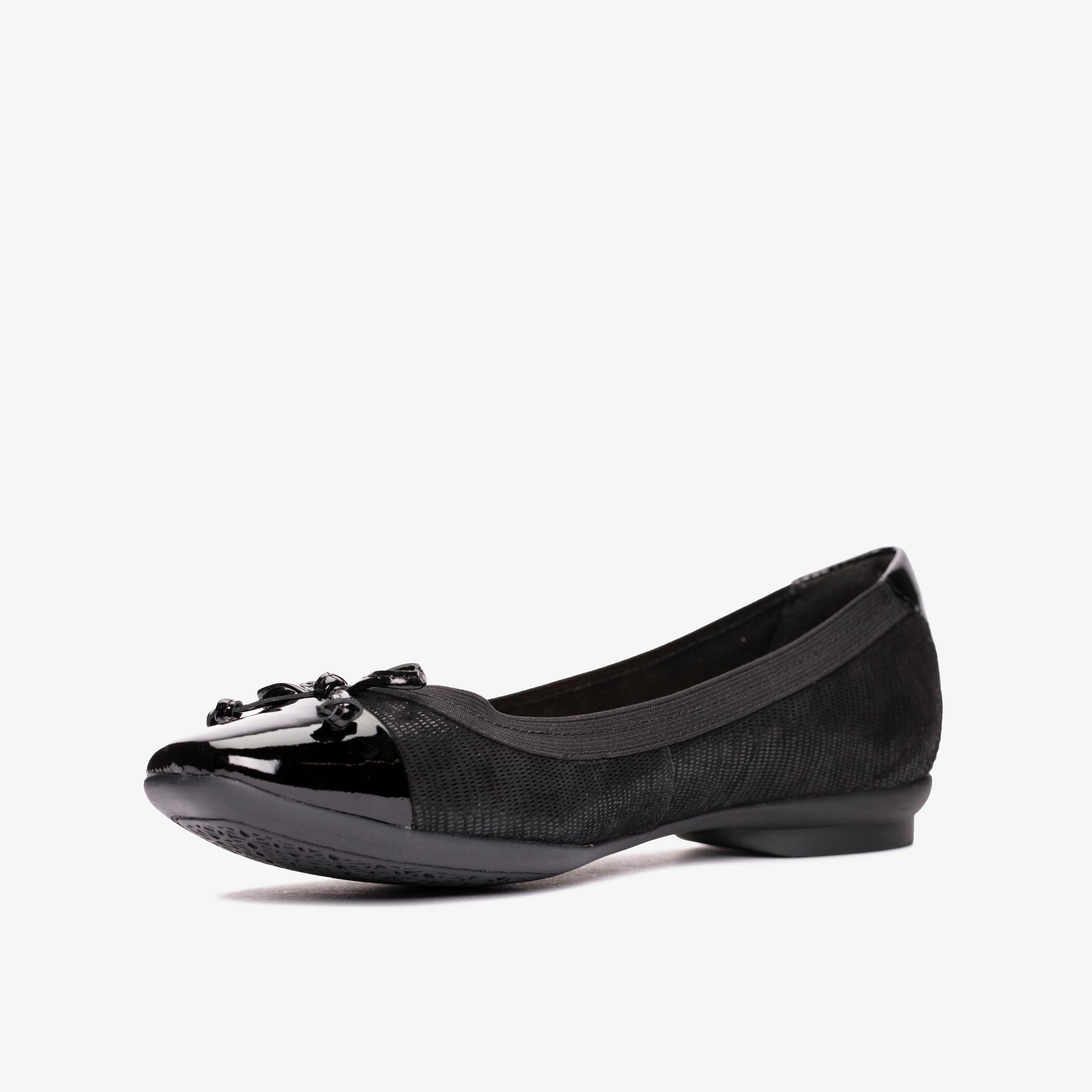 Candra Glow Black Suede Slip Ons, view 4 of 6