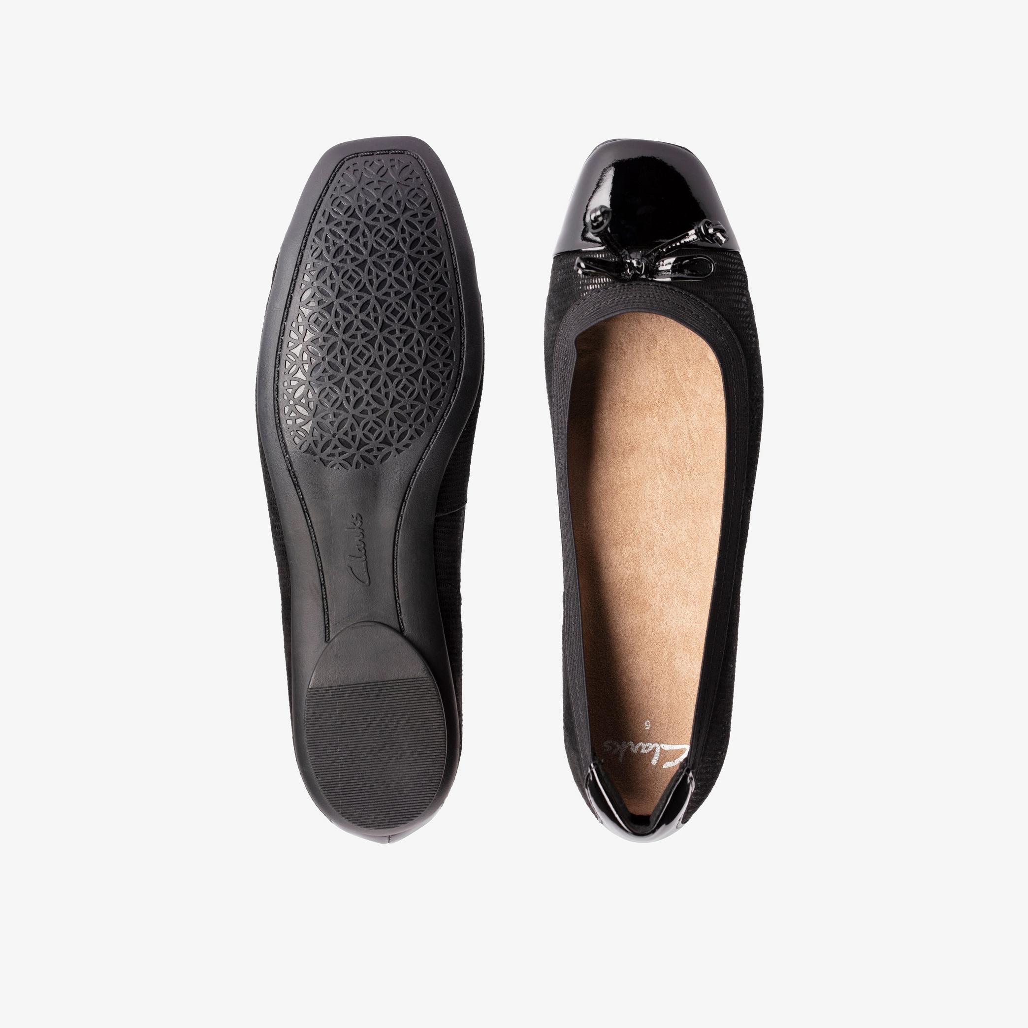 Candra Glow Black Suede Slip Ons, view 6 of 6