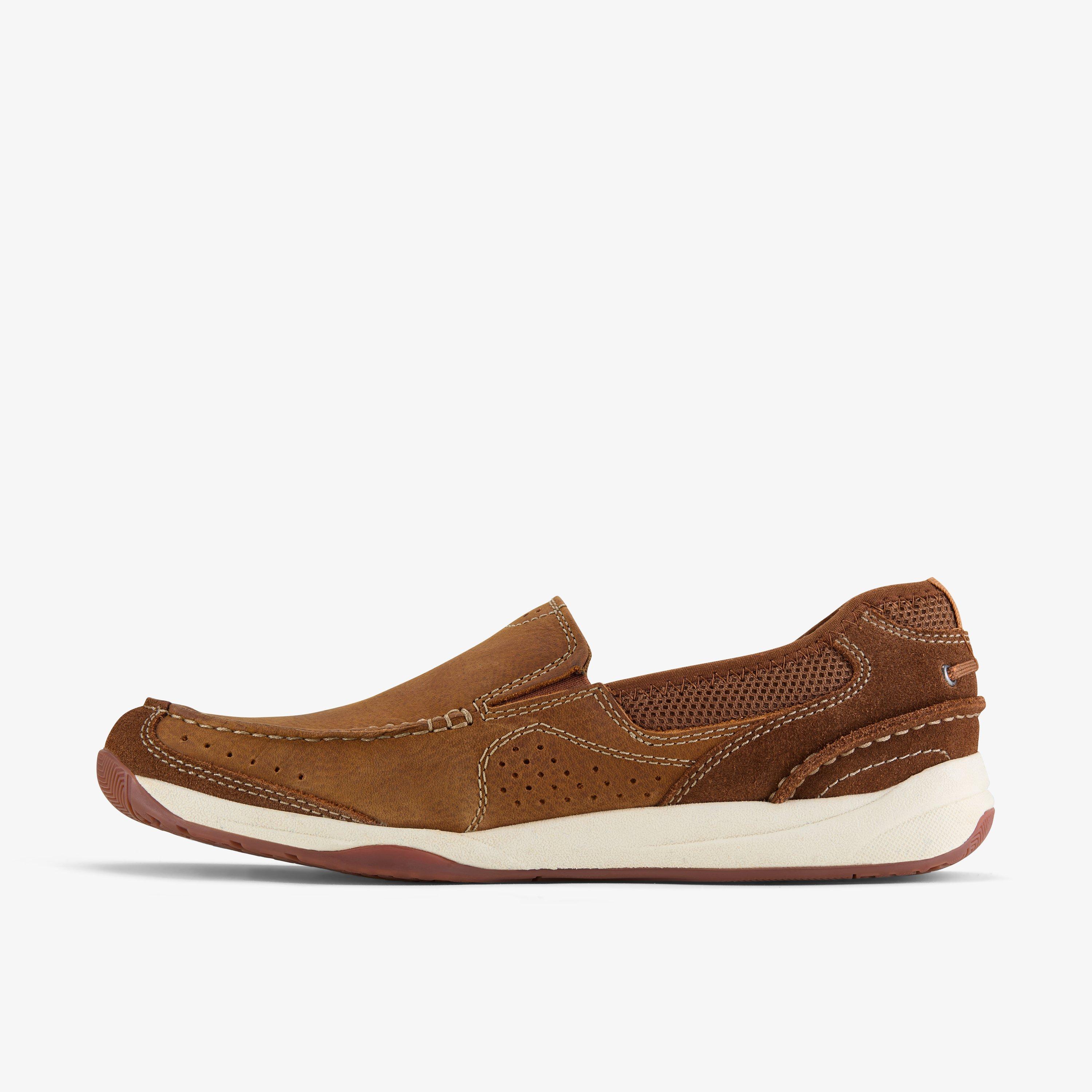 Allston Free Tan Nubuck Slip Ons, view 2 of 6