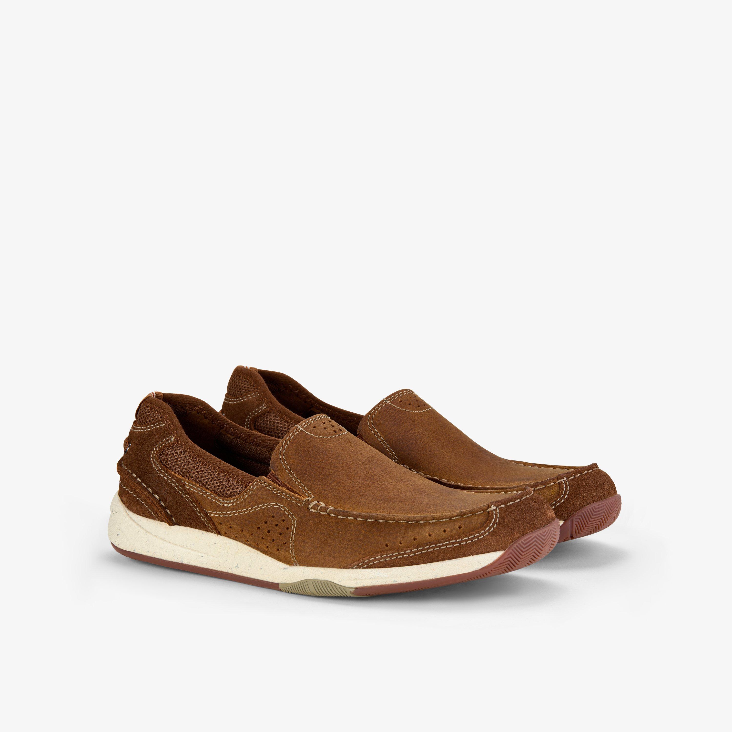 Allston Free Tan Nubuck Slip Ons, view 5 of 6