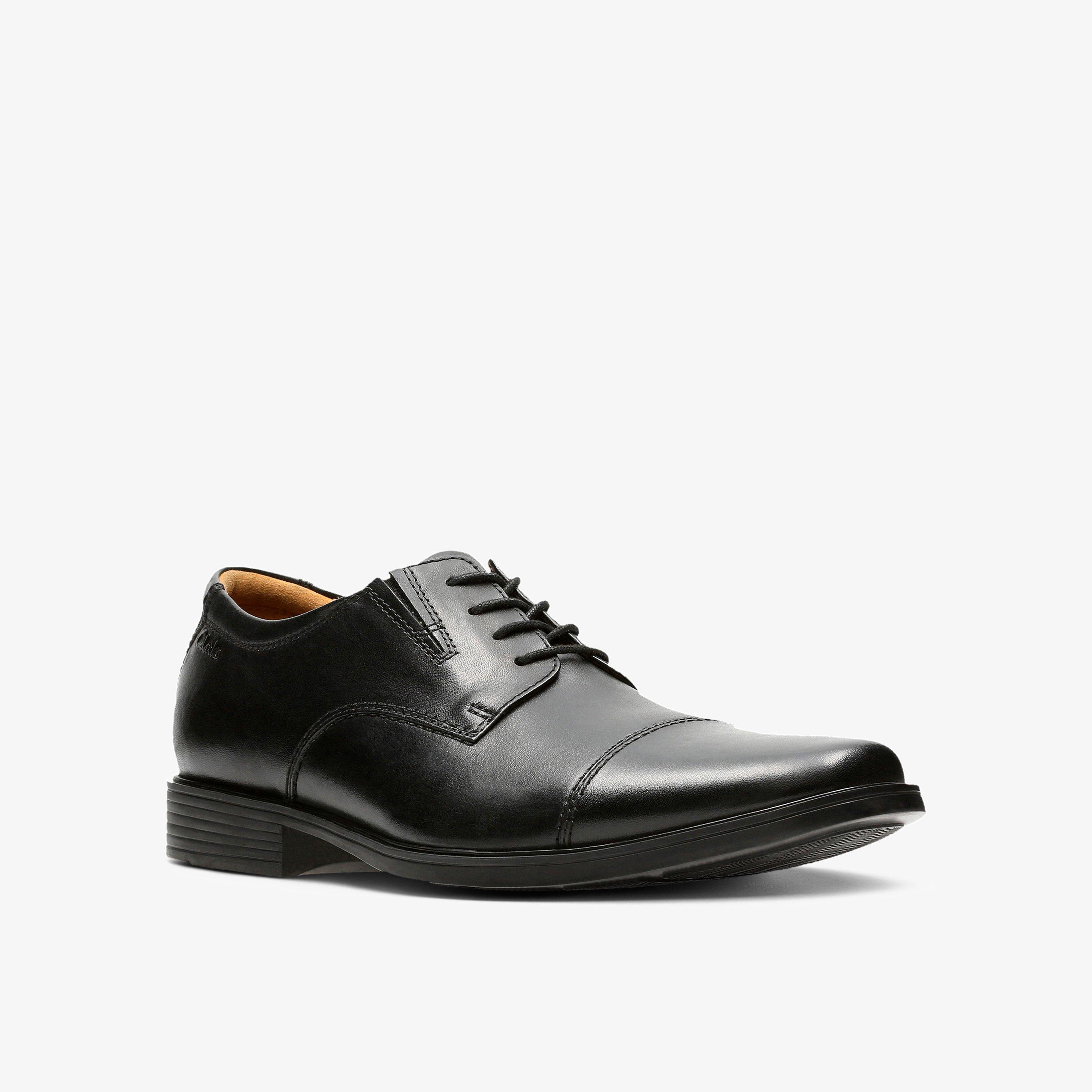 Clarks tilden cap black best sale