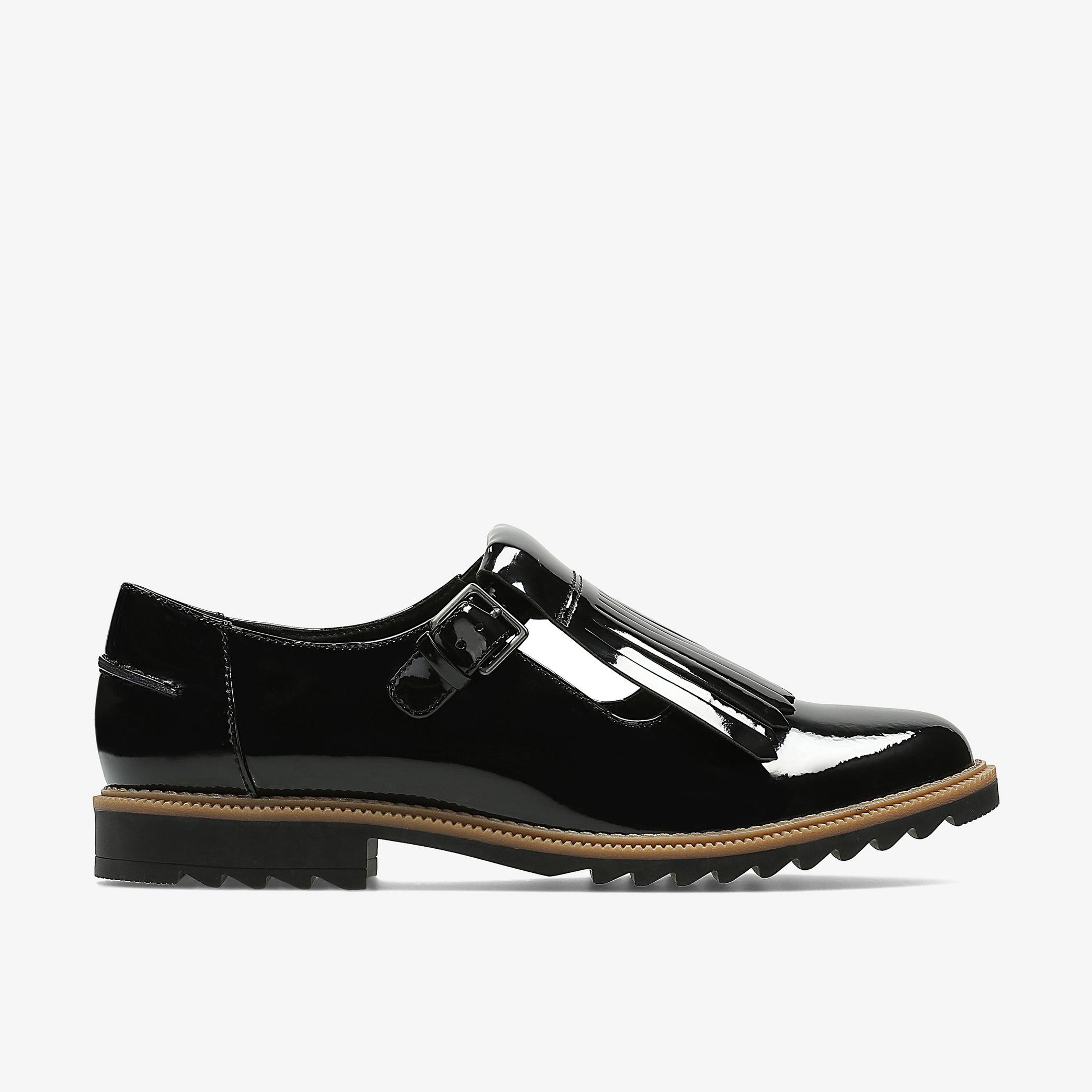 Griffin Mia Black Patent Shoes, view 1 of 6