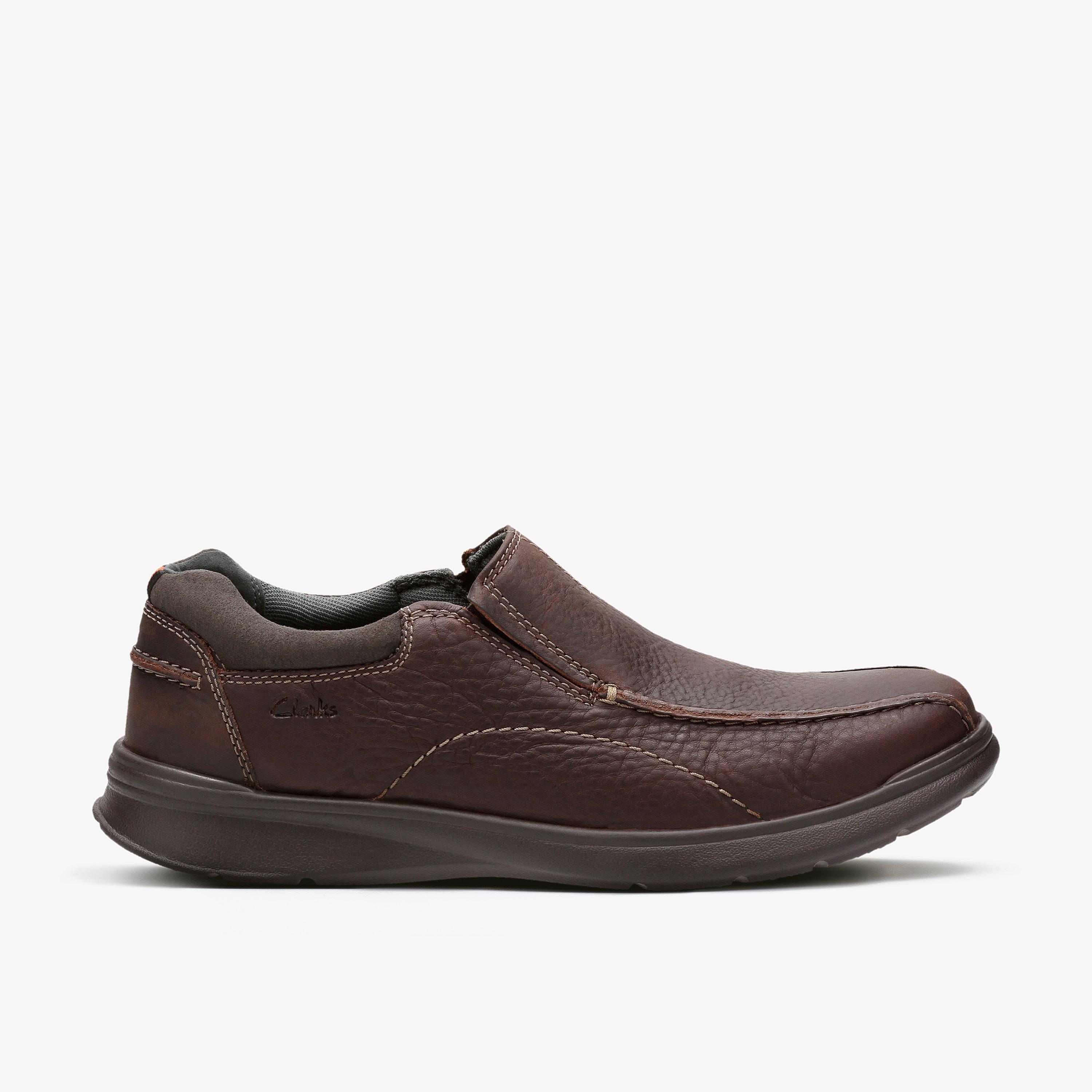 MENS Cotrell Step Brown Oily Slip Ons | Clarks Outlet
