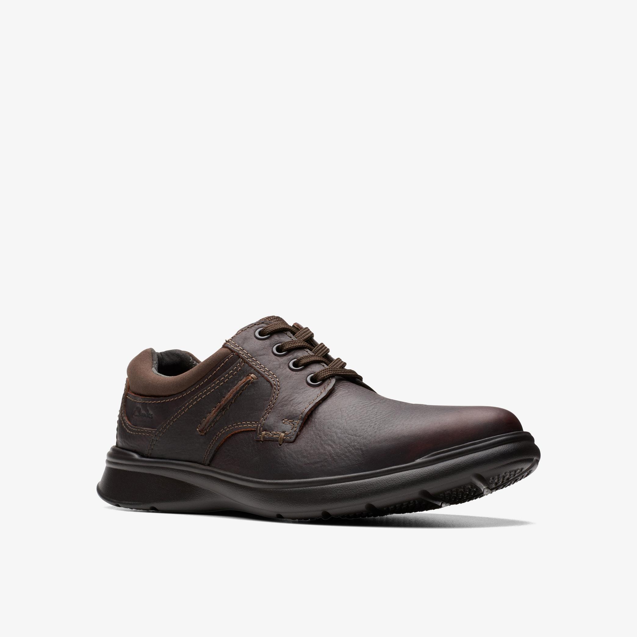 Cotrell Plain Brown Oily Shoes, view 3 of 6