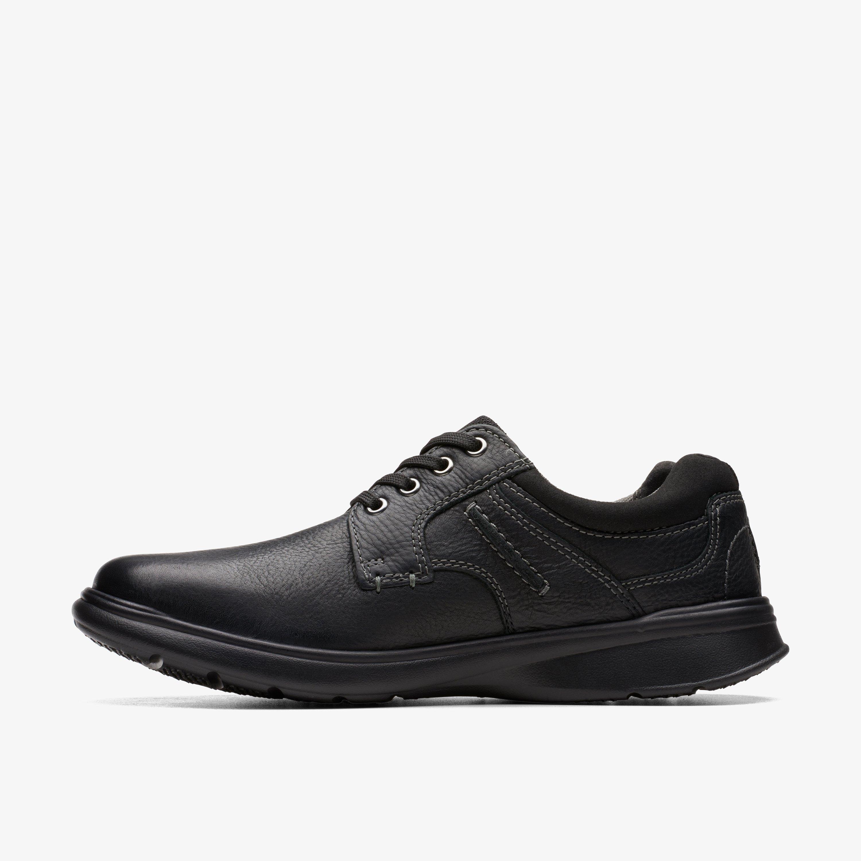 Cotrell Plain Black Oily Leather Lace Up, view 2 of 6