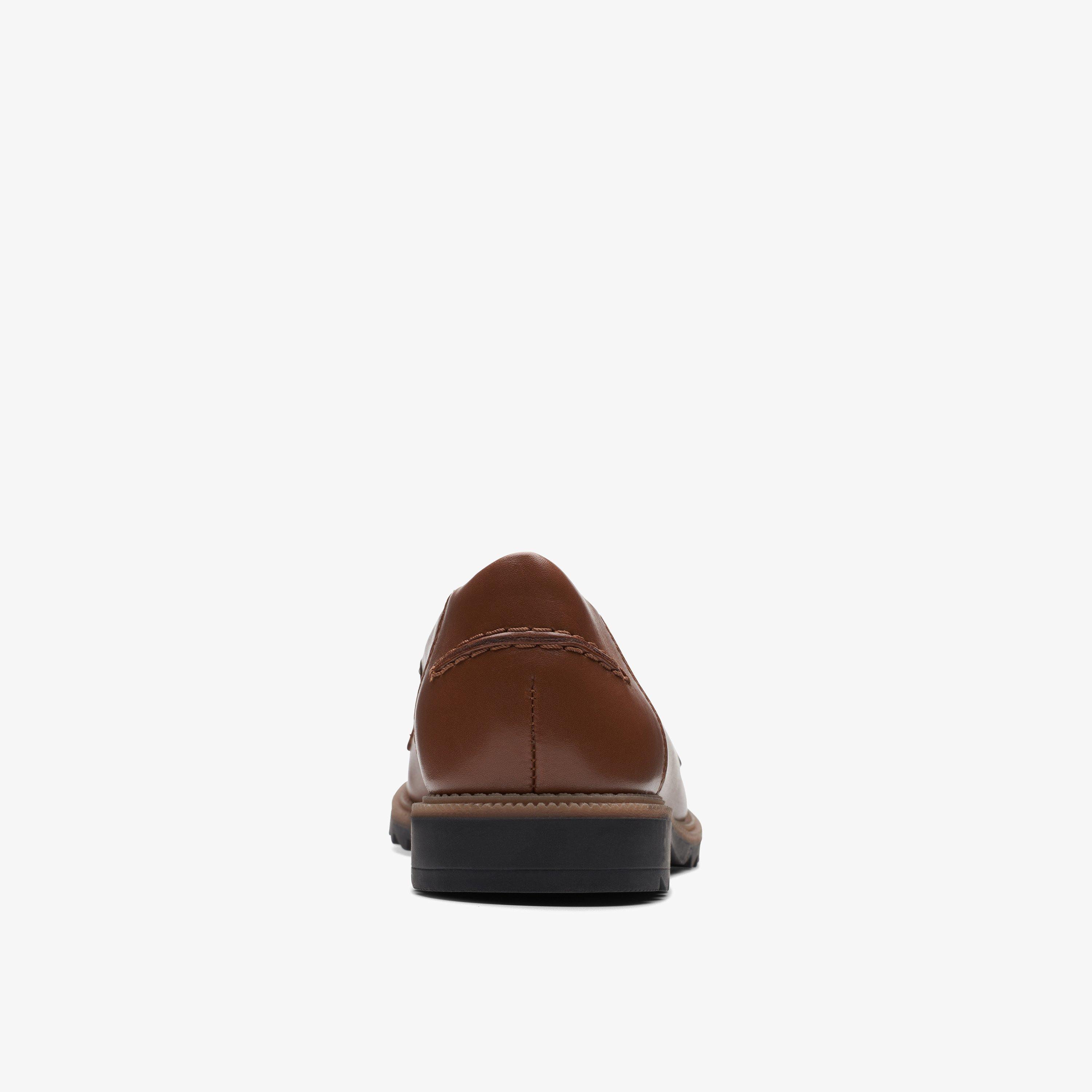 Womens Griffin Milly Tan Leather Loafers Clarks Outlet