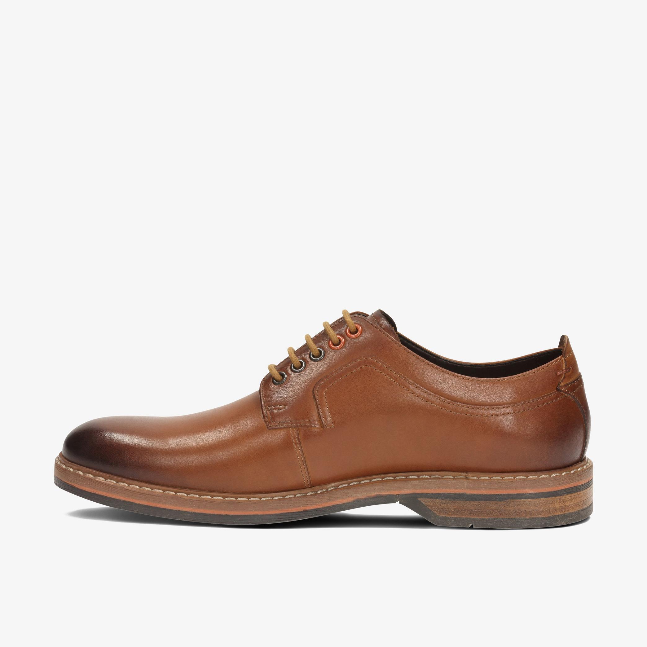 Pitney Walk Cognac Leather Shoes, view 2 of 5