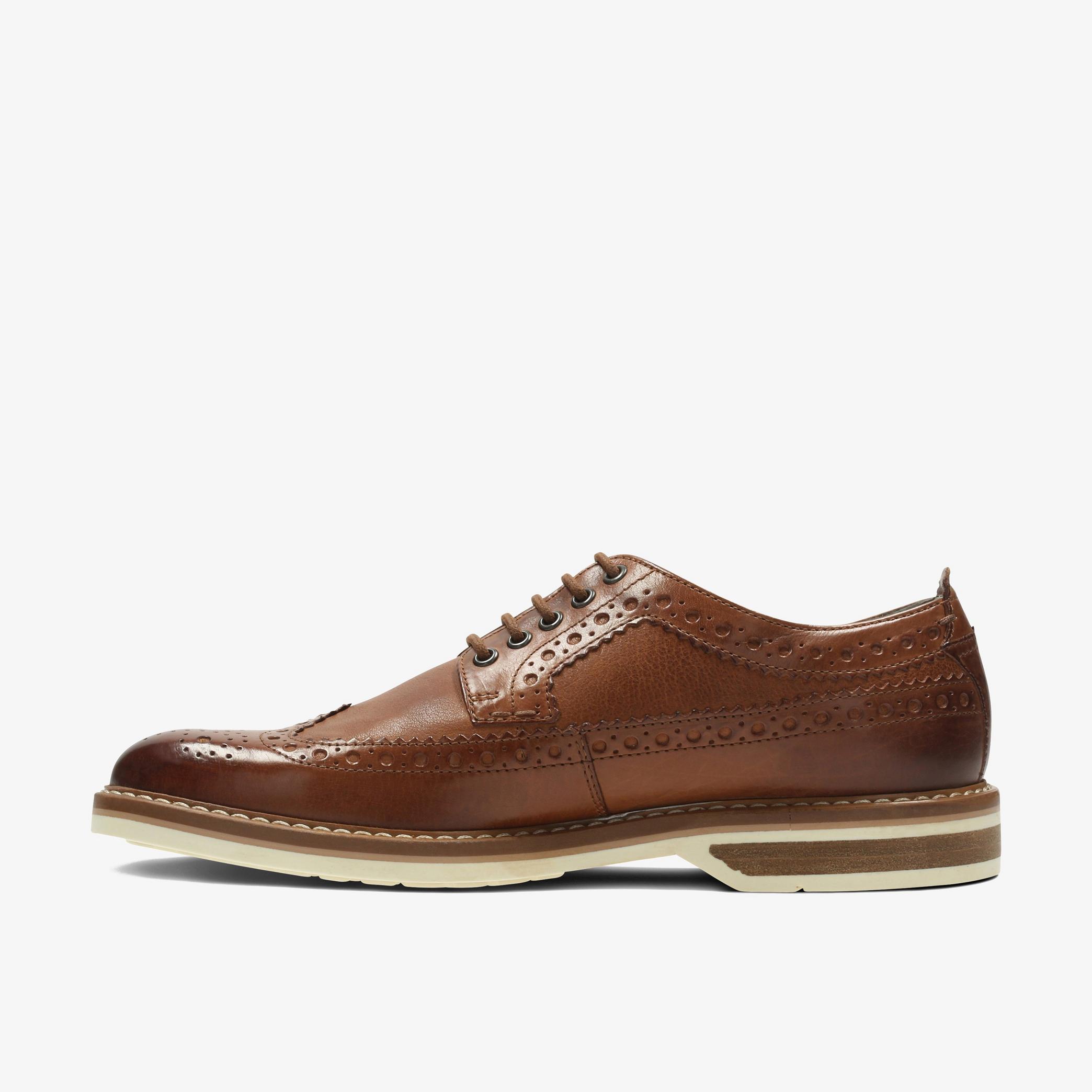 MENS Pitney Limit Tan Leather Shoes | Clarks Outlet