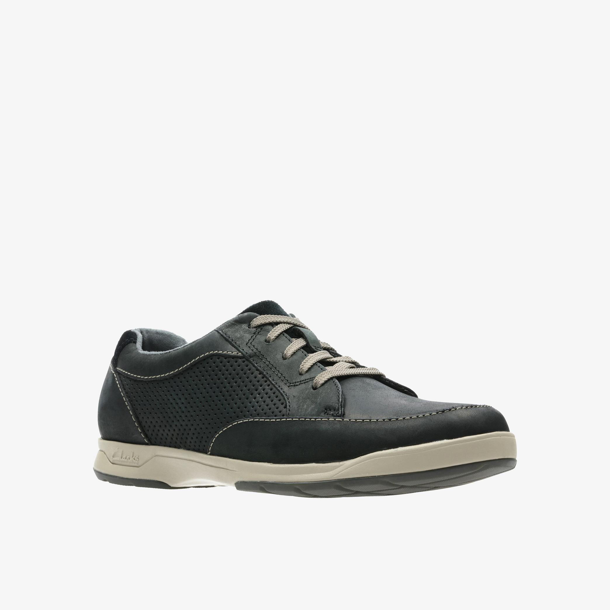 Stafford Park5 Black Nubuck Derby Shoes, view 3 of 6