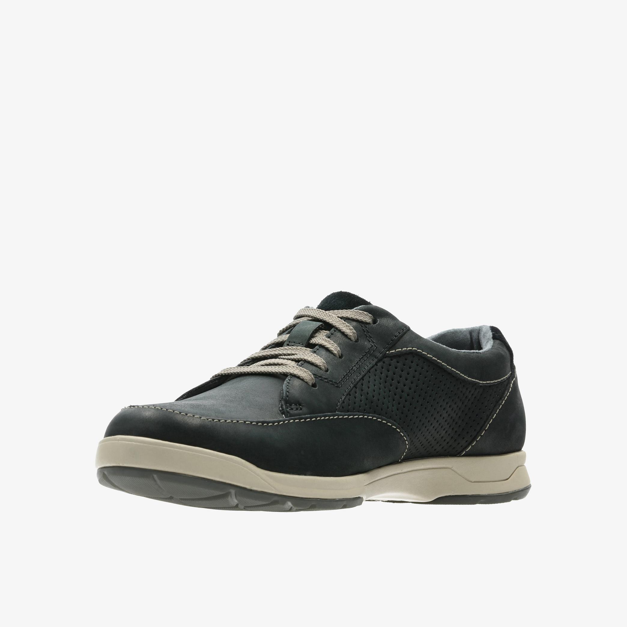 Stafford Park5 Black Nubuck Derby Shoes, view 4 of 6