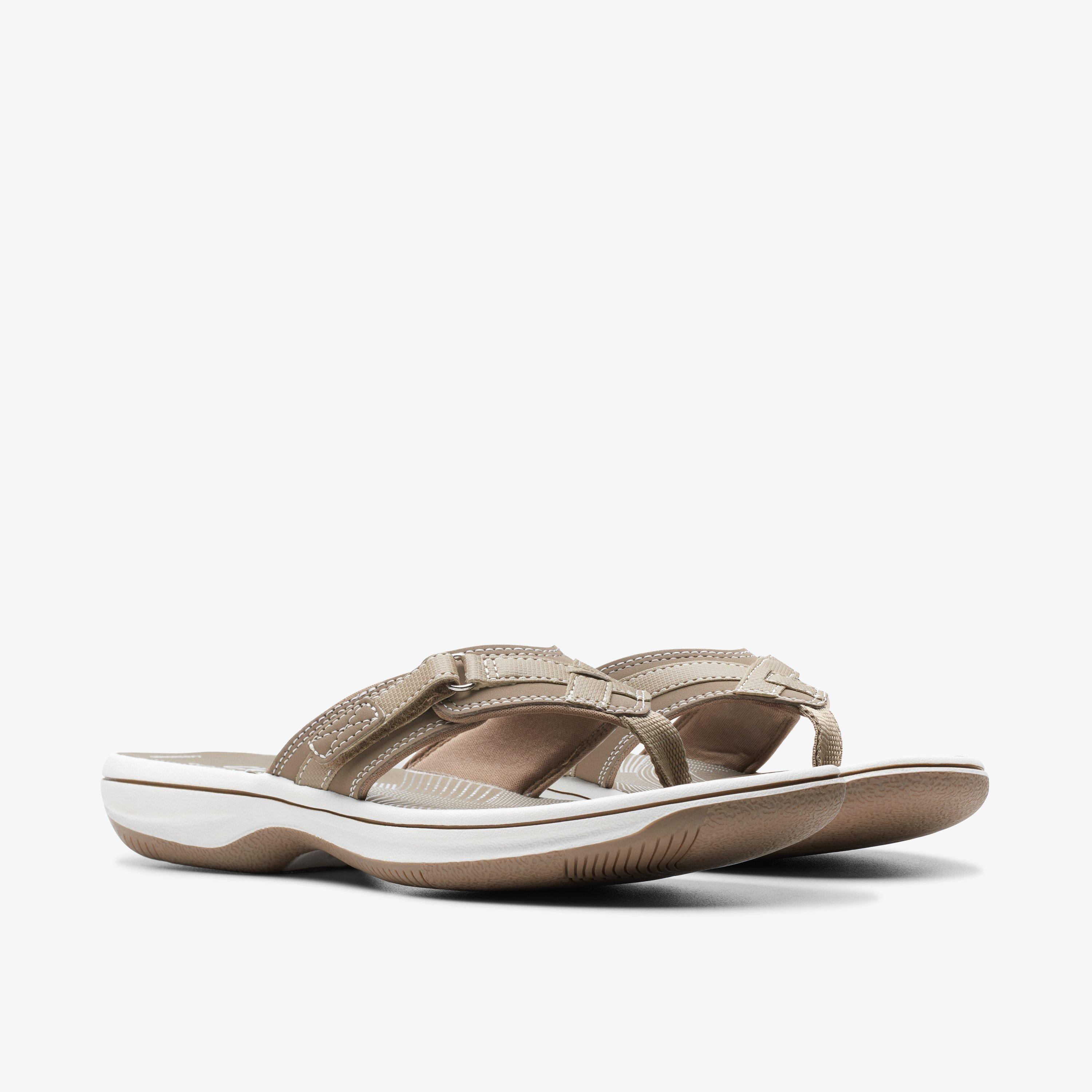 Clarks womens cloudsteppers breeze sea flip flops online