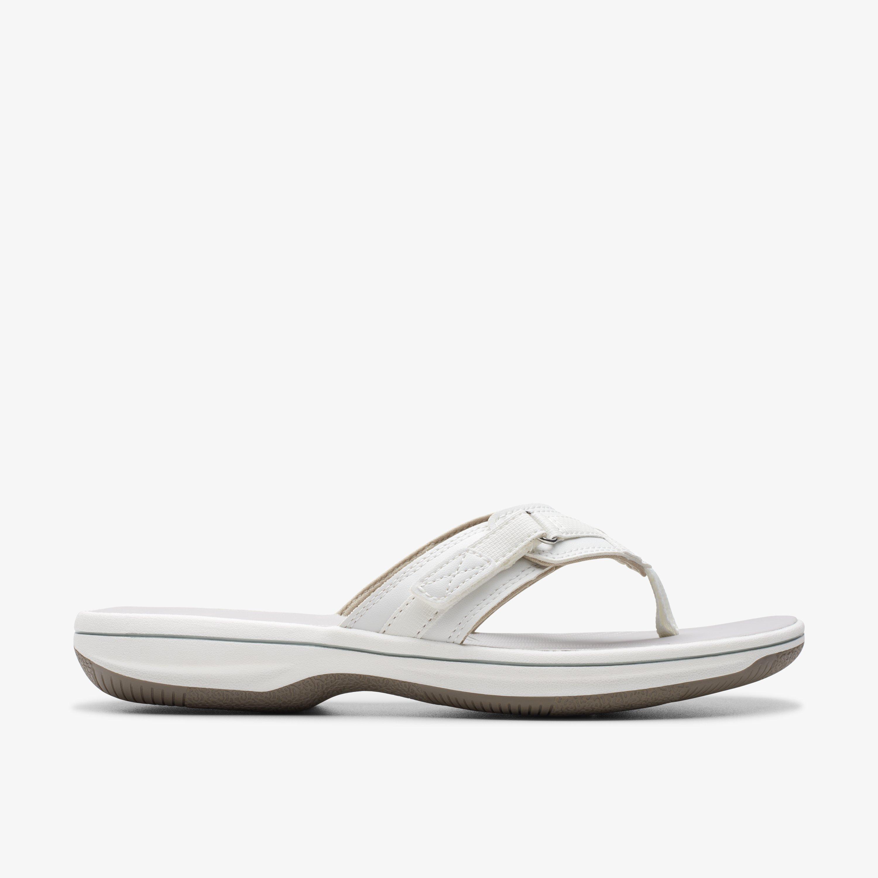 Clarks flip flops on sale with arch support