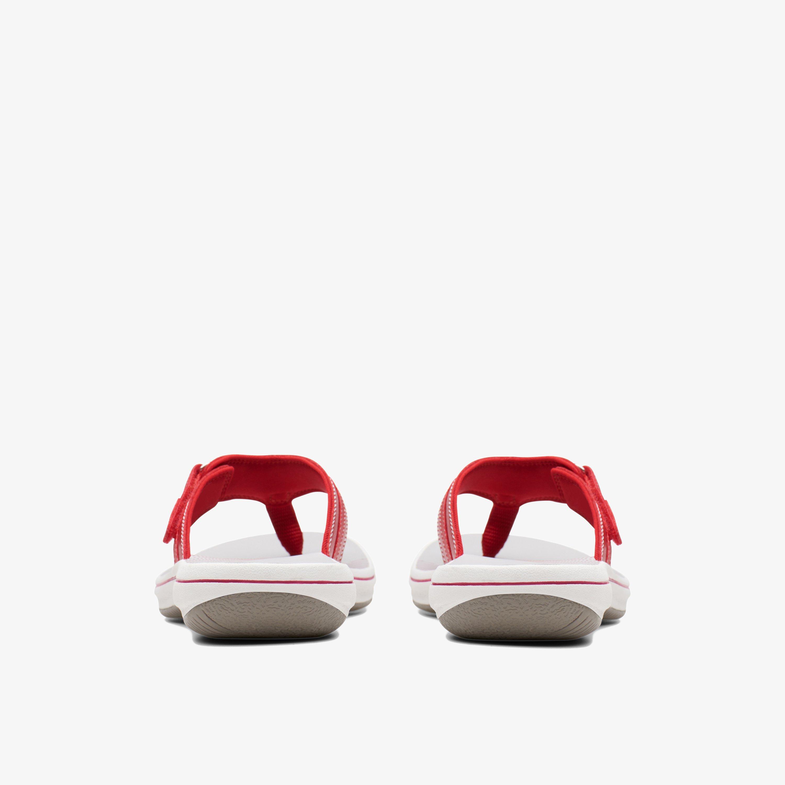 Clarks sandals mens red deals