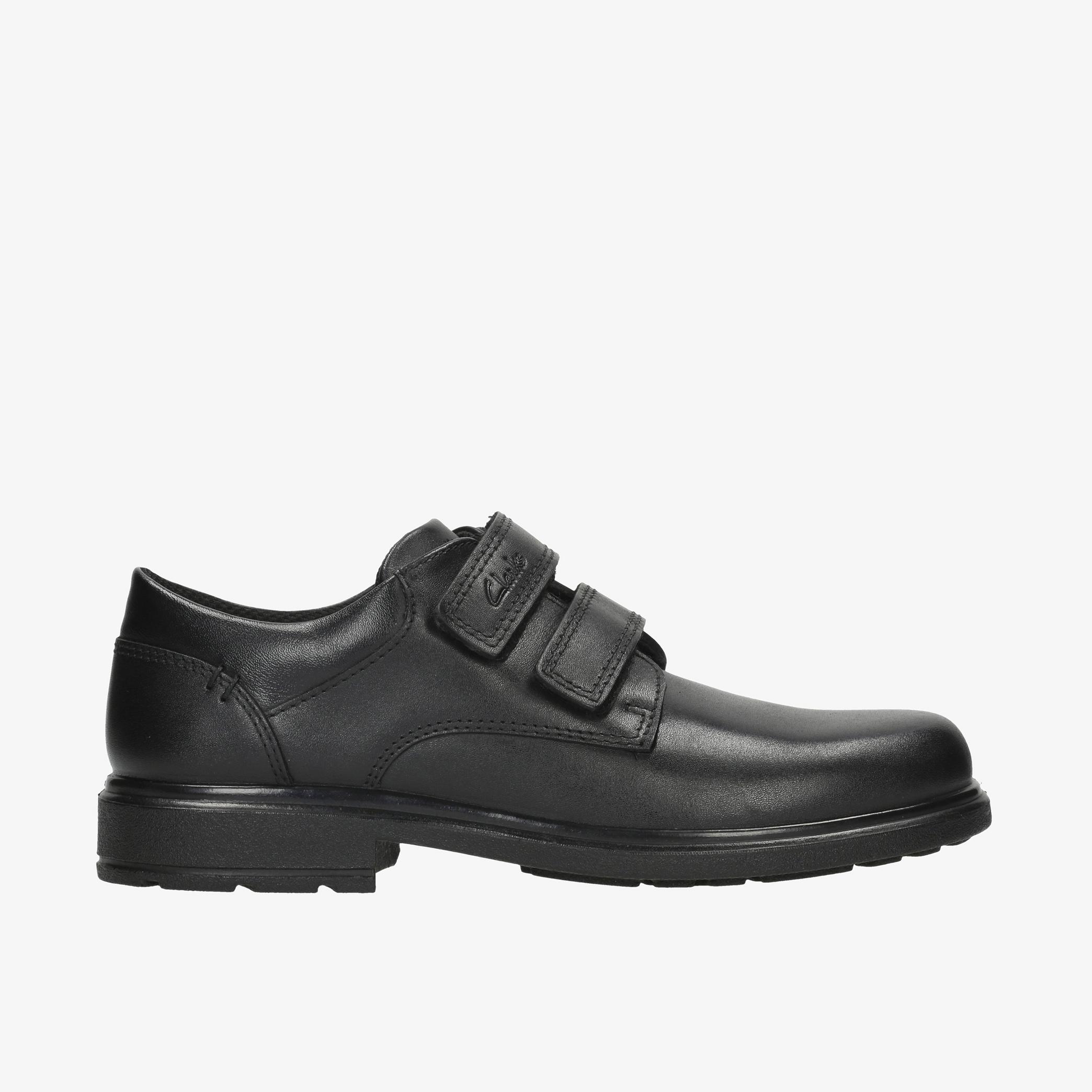 Remi Pace Youth Black Leather Shoes, view 1 of 6