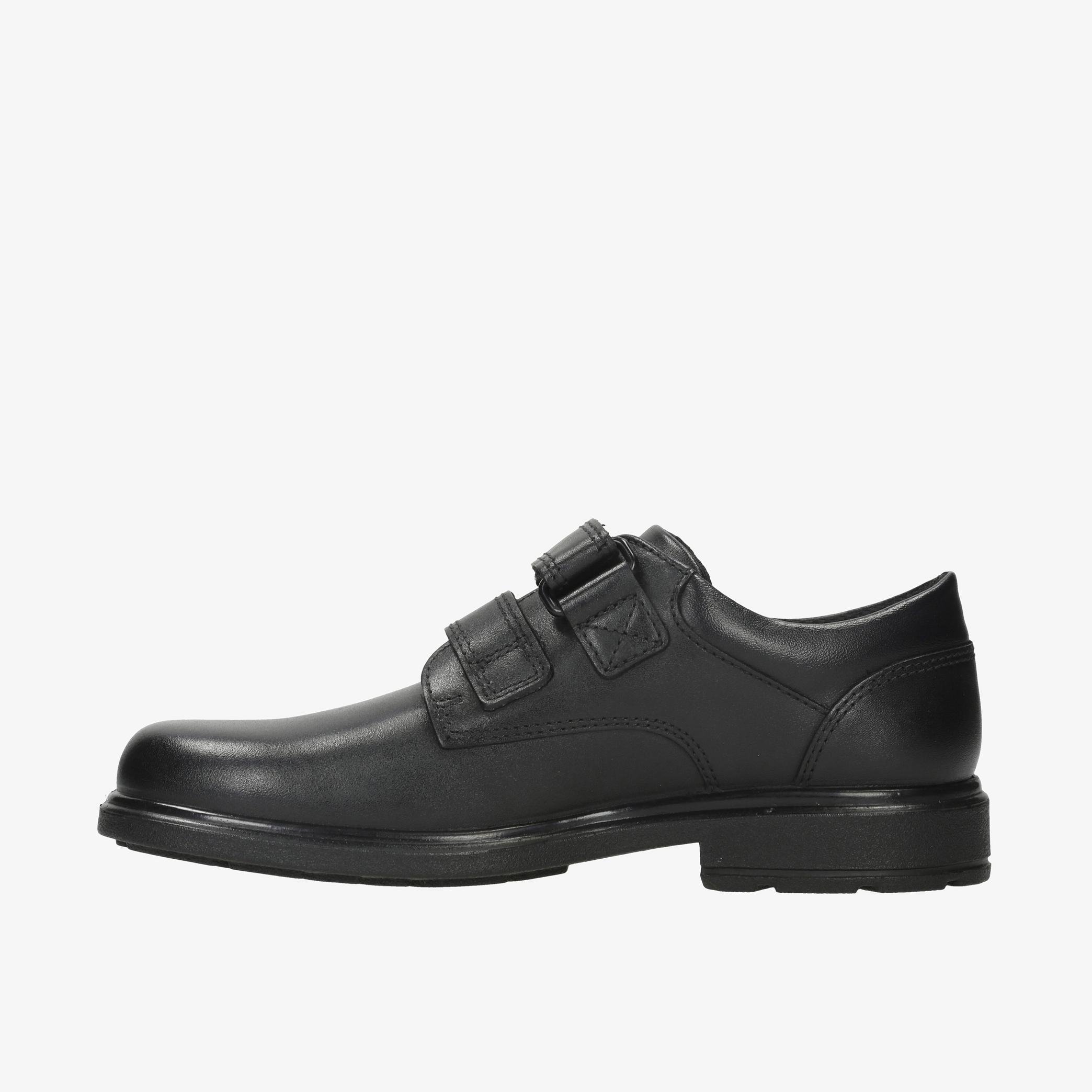 Remi Pace Youth Black Leather Shoes, view 2 of 6