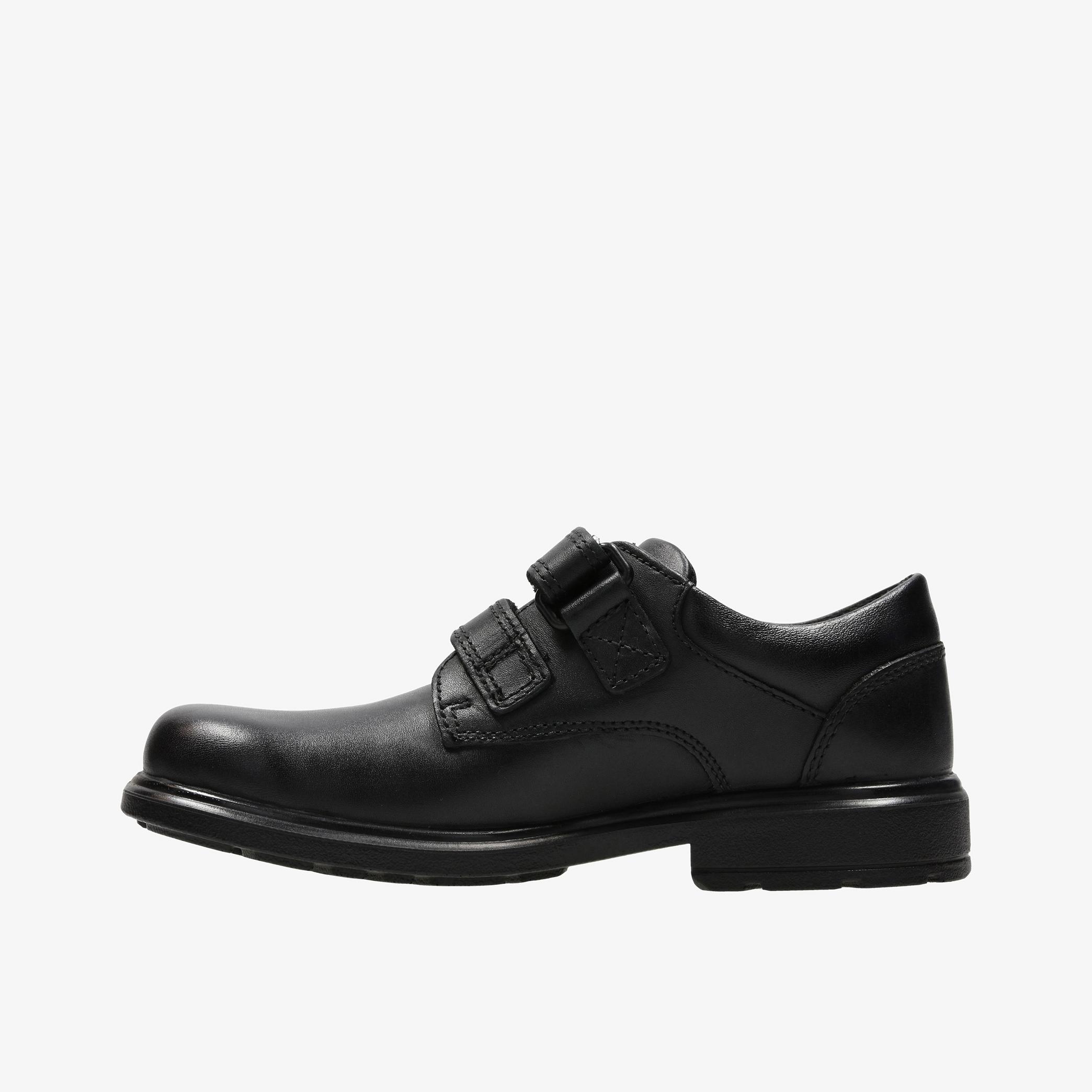 Remi Pace Kid Black Leather Shoes, view 2 of 6