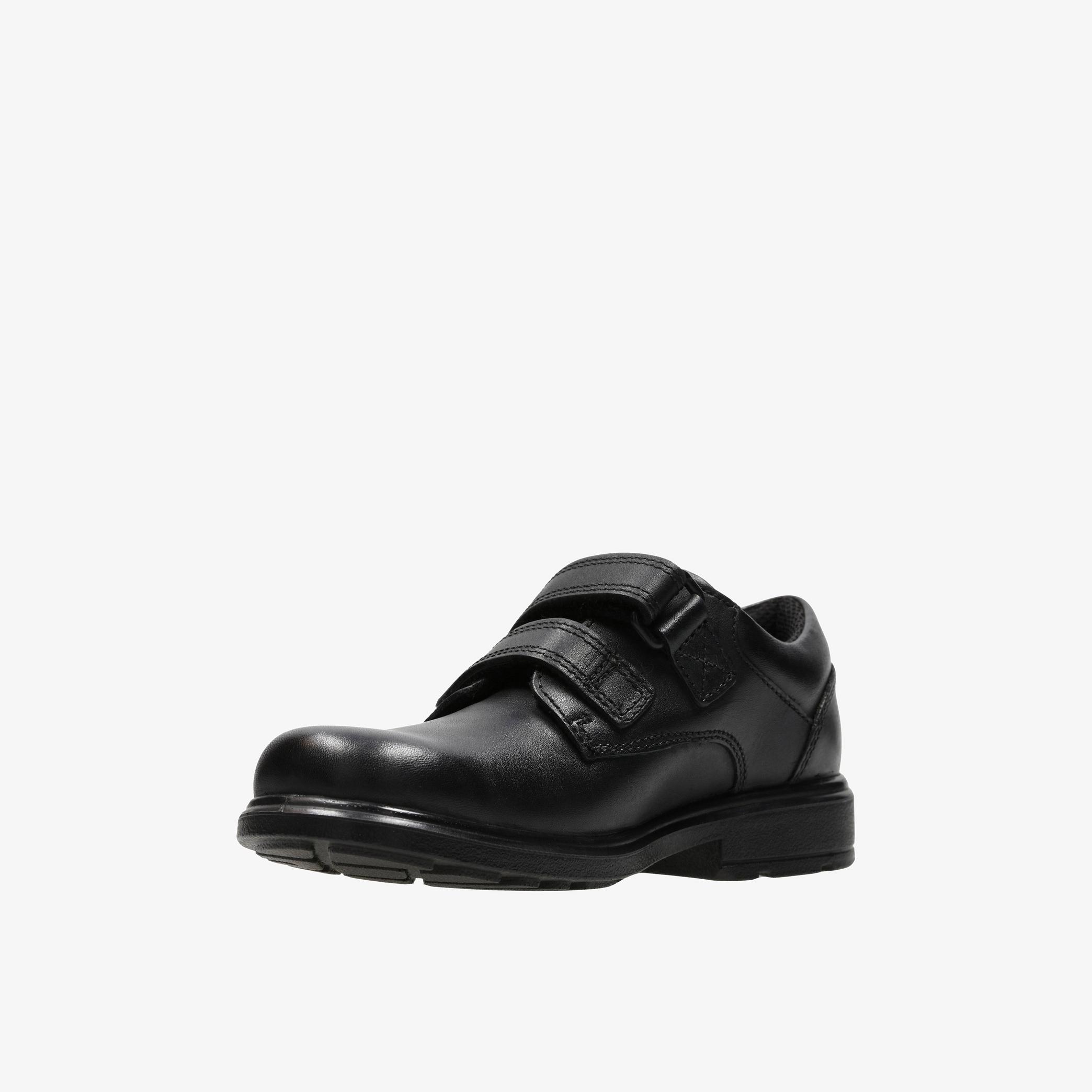Remi Pace Kid Black Leather Shoes, view 4 of 6