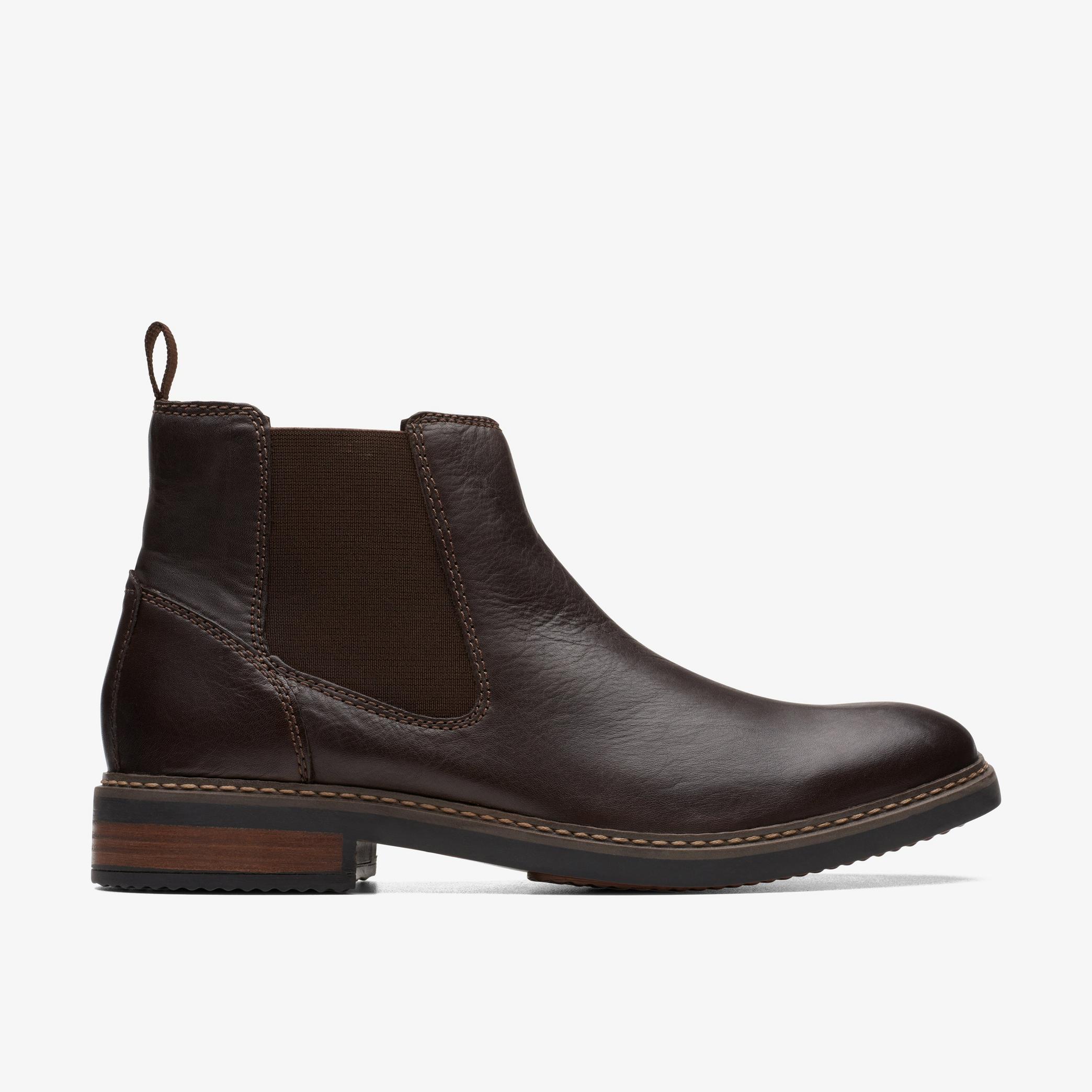 Blackford Top Dark Brown Leather Chelsea Boots, view 1 of 6