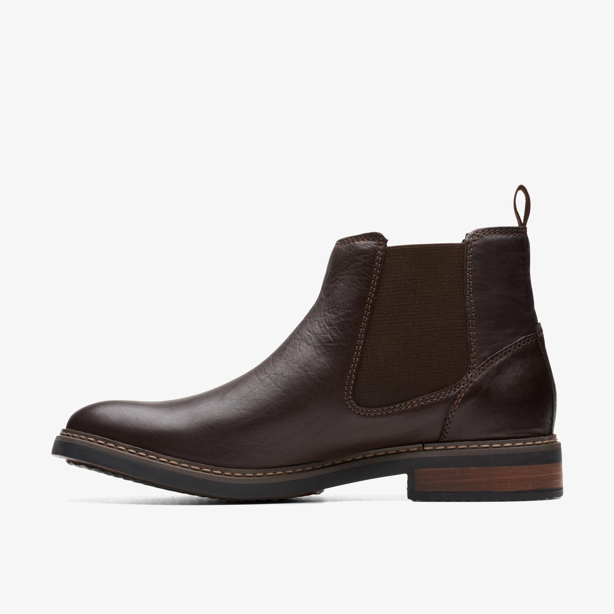 Blackford Top Dark Brown Leather Chelsea Boots, view 2 of 6