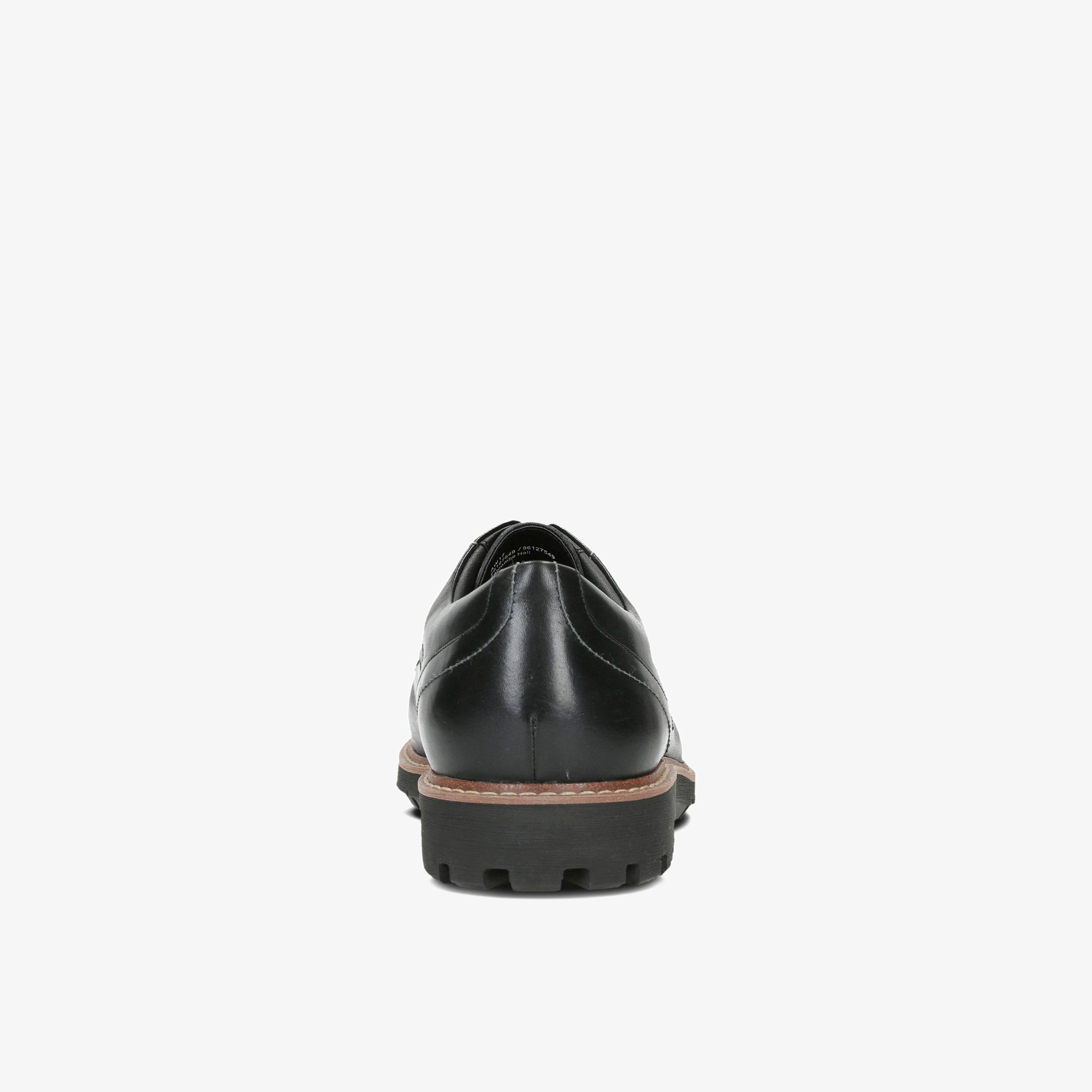 Batcombe Hall Black Leather Derby Shoes Lace Up, view 5 of 6