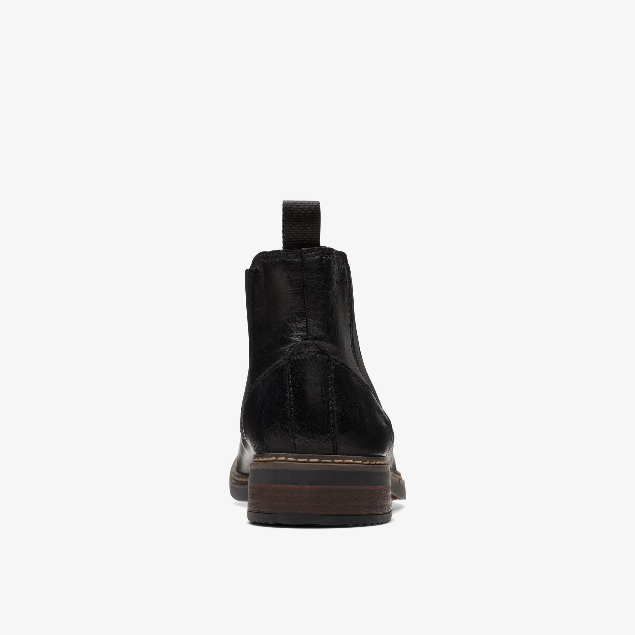 Blackford Top Black Leather Chelsea Boots, view 5 of 6
