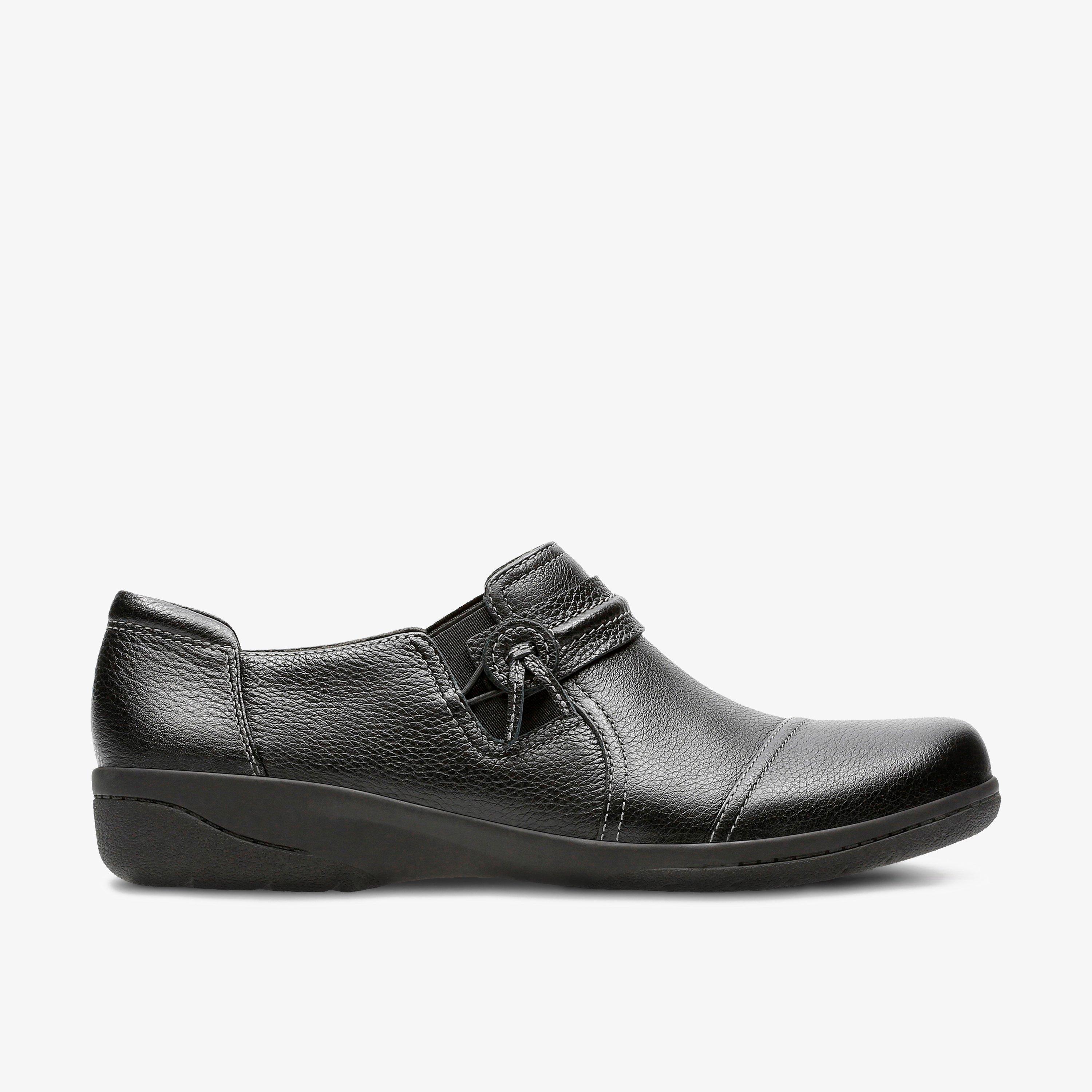 Cheyn Madi Black Slip Ons, view 1 of 6