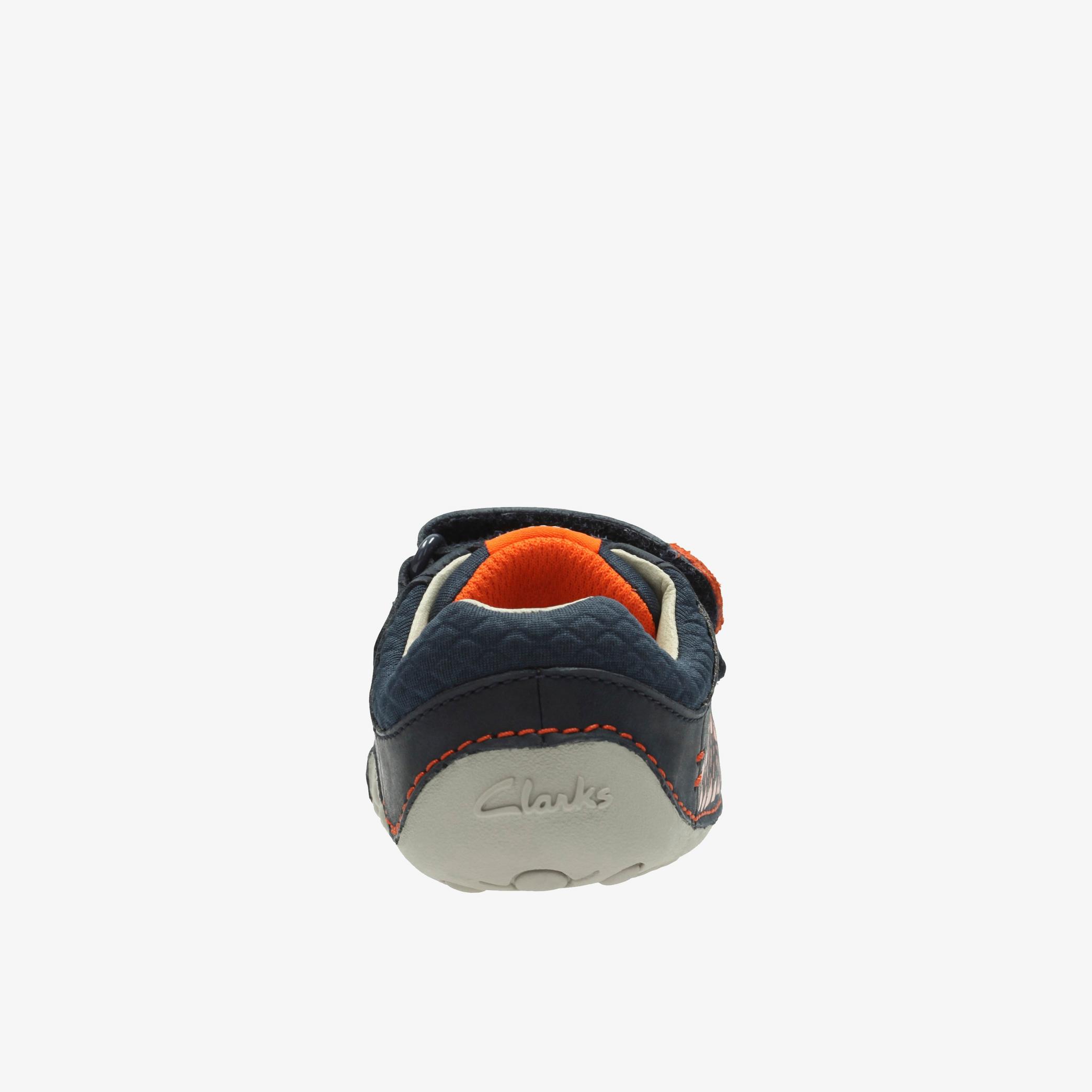 Tiny Trail Toddler Navy Leather Pre Walker, view 5 of 6