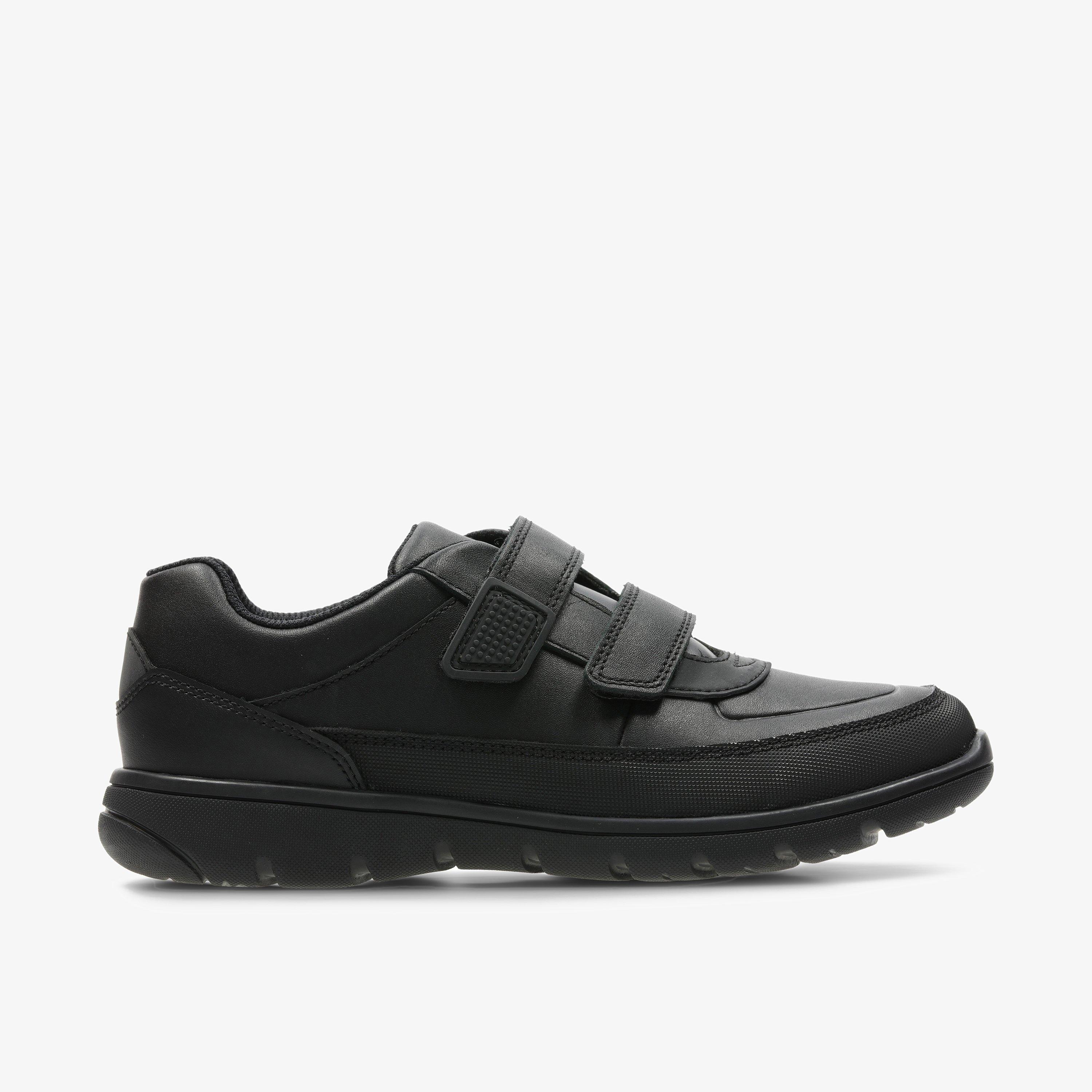 Boys Venture Walk Kid Black Leather Shoes Clarks Outlet