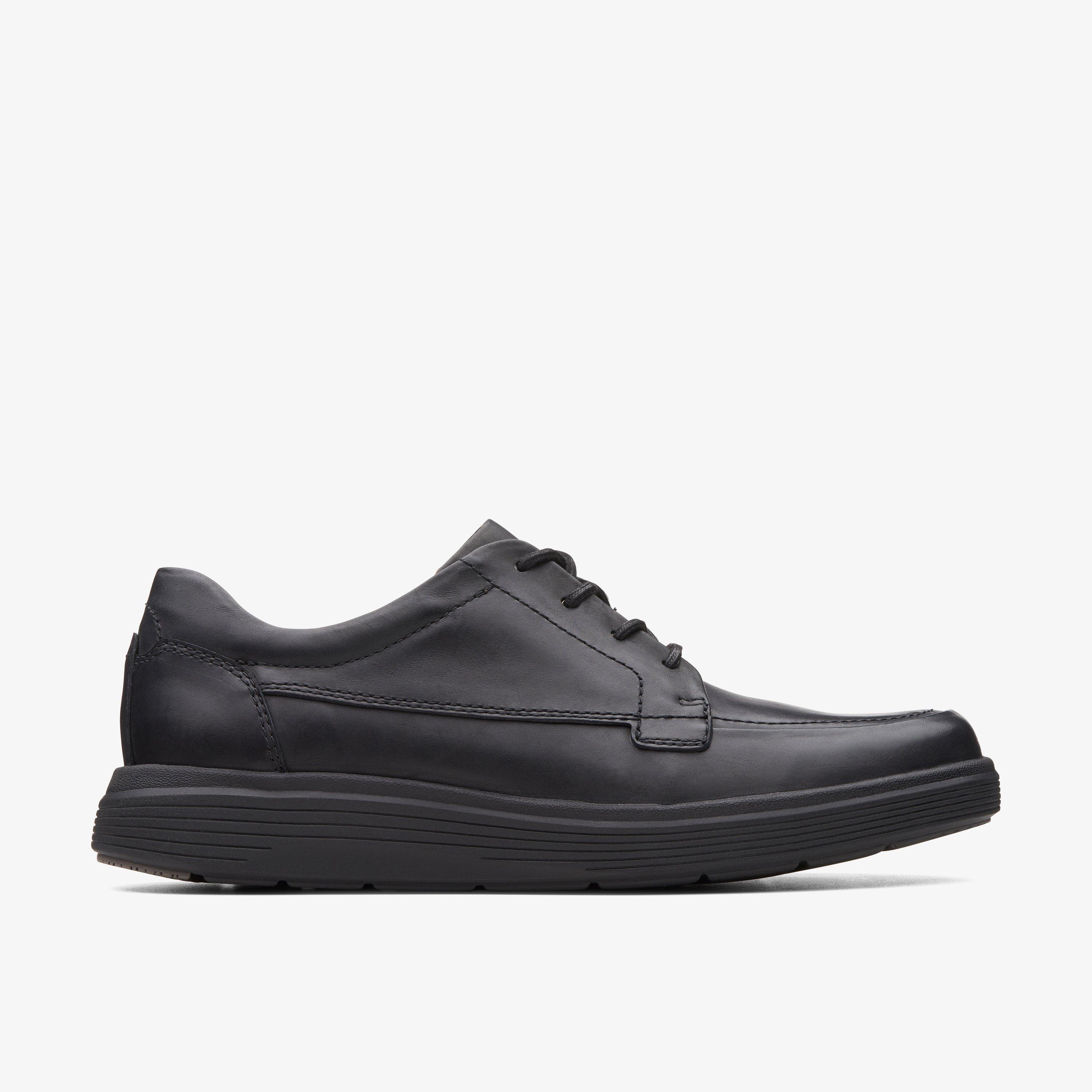 Size 12 Clarks Un Abode Ease Black Leather shoes