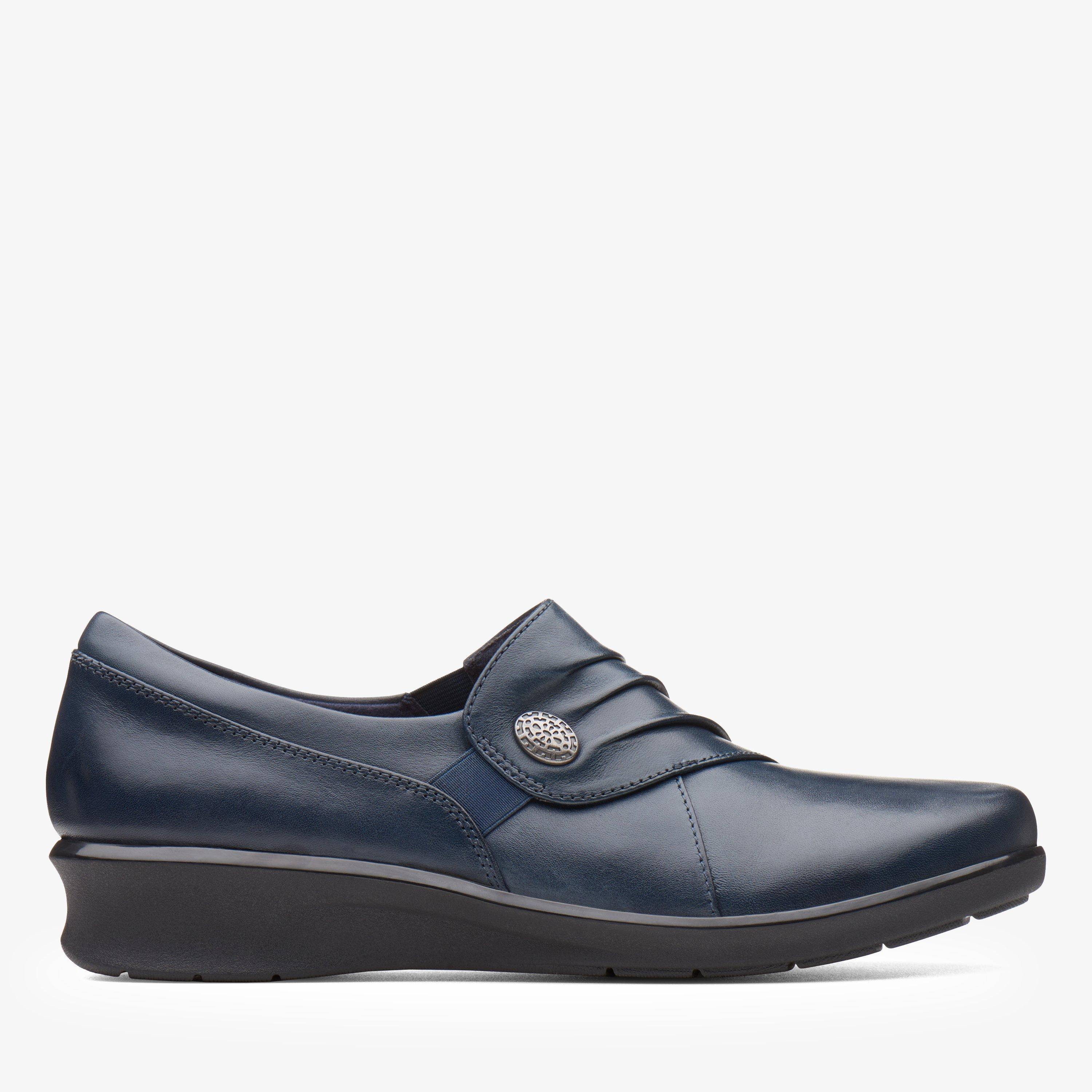 Hope Roxanne Navy Slip Ons, view 1 of 8