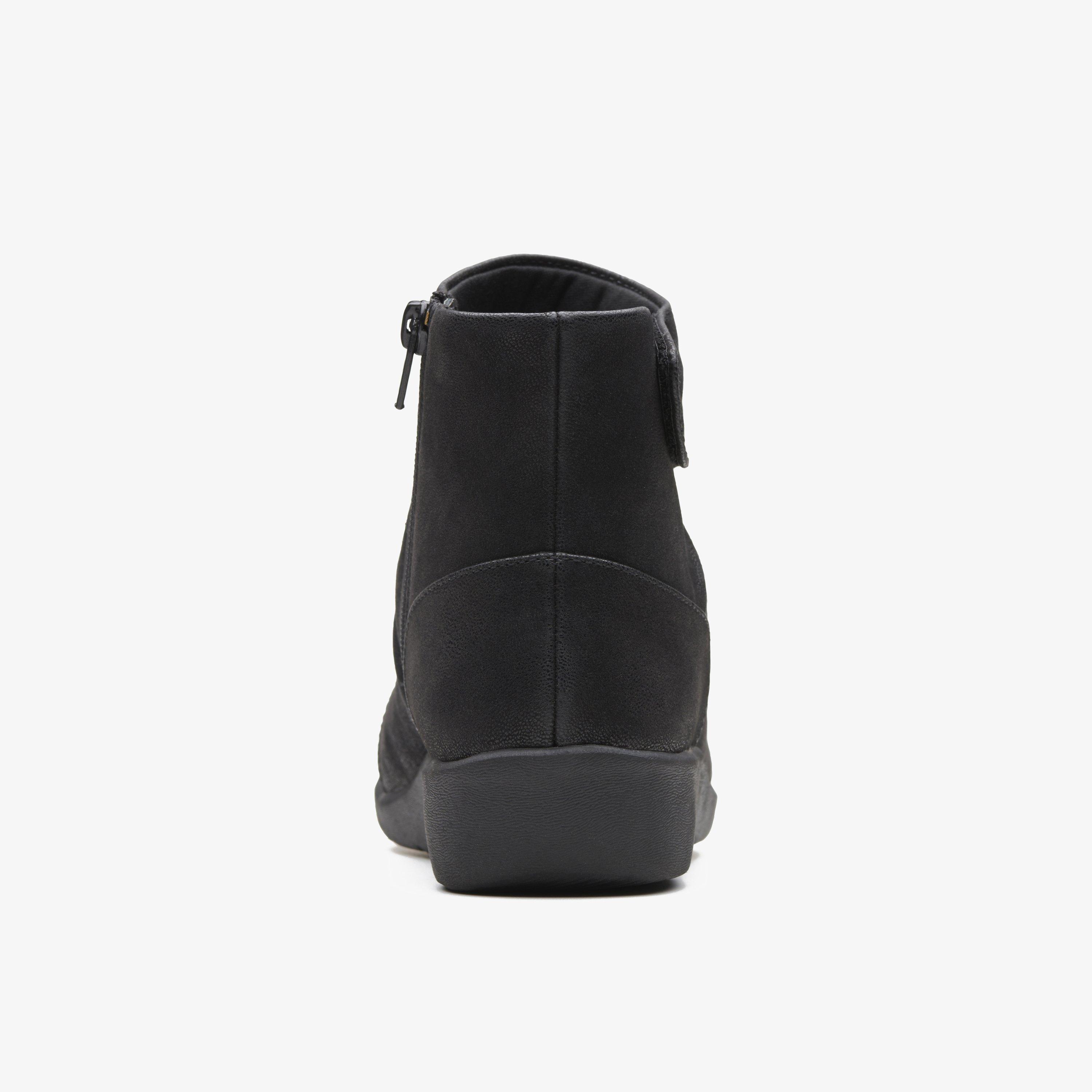 Sillian Tana Black Synthetic Ankle Boots, view 5 of 6