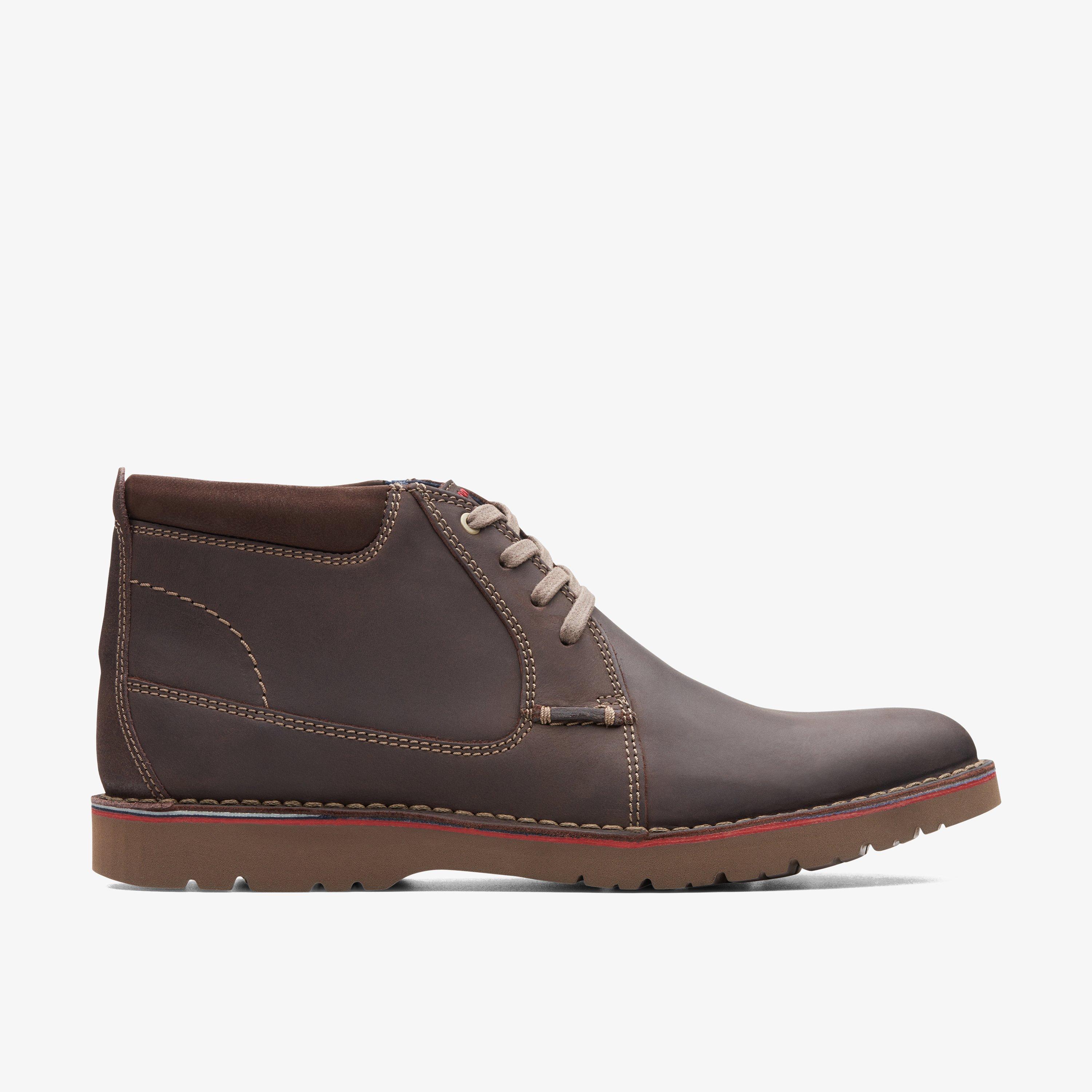 Clarks vargo shop mid dark tan