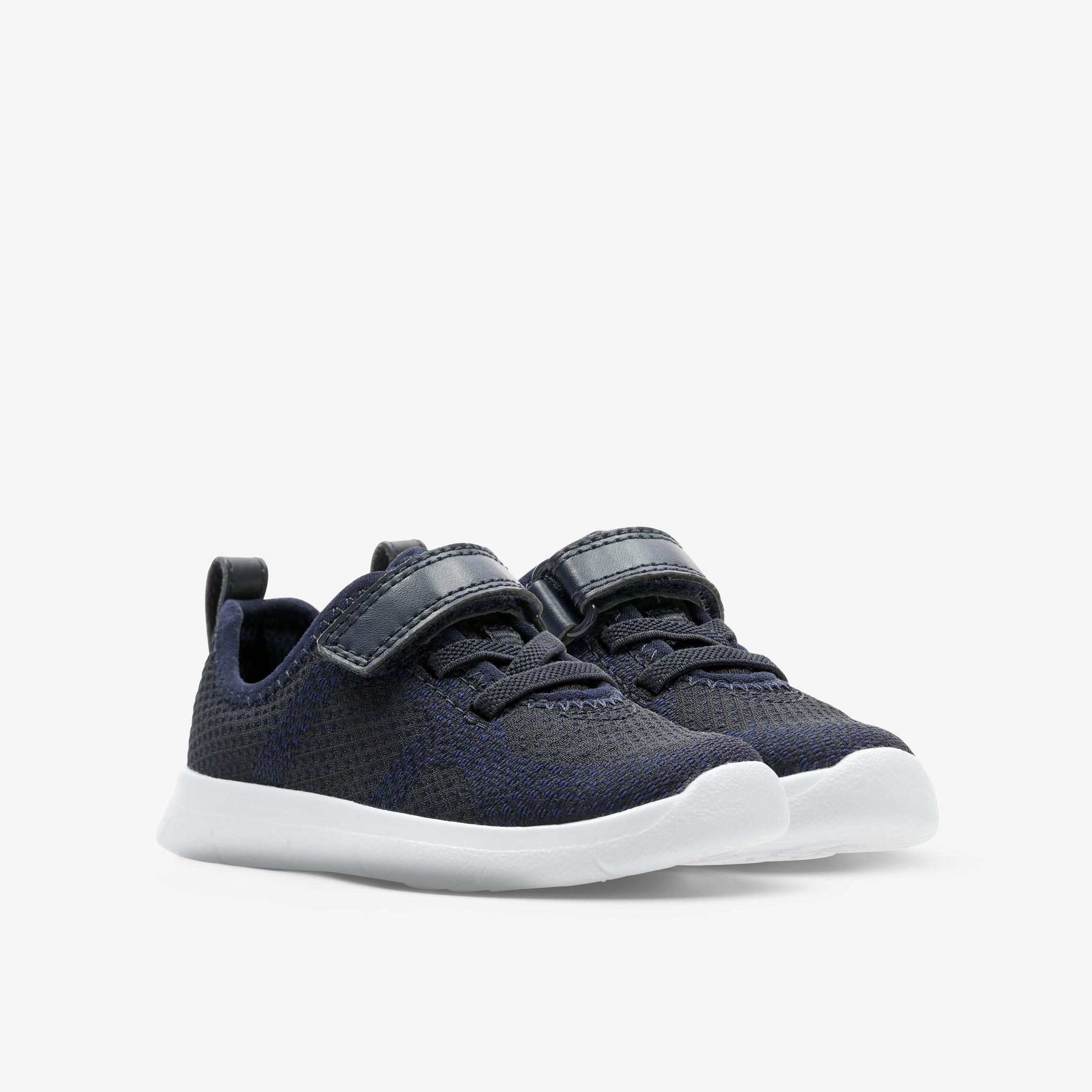 Ath Flux Toddler Navy Trainers, view 4 of 6
