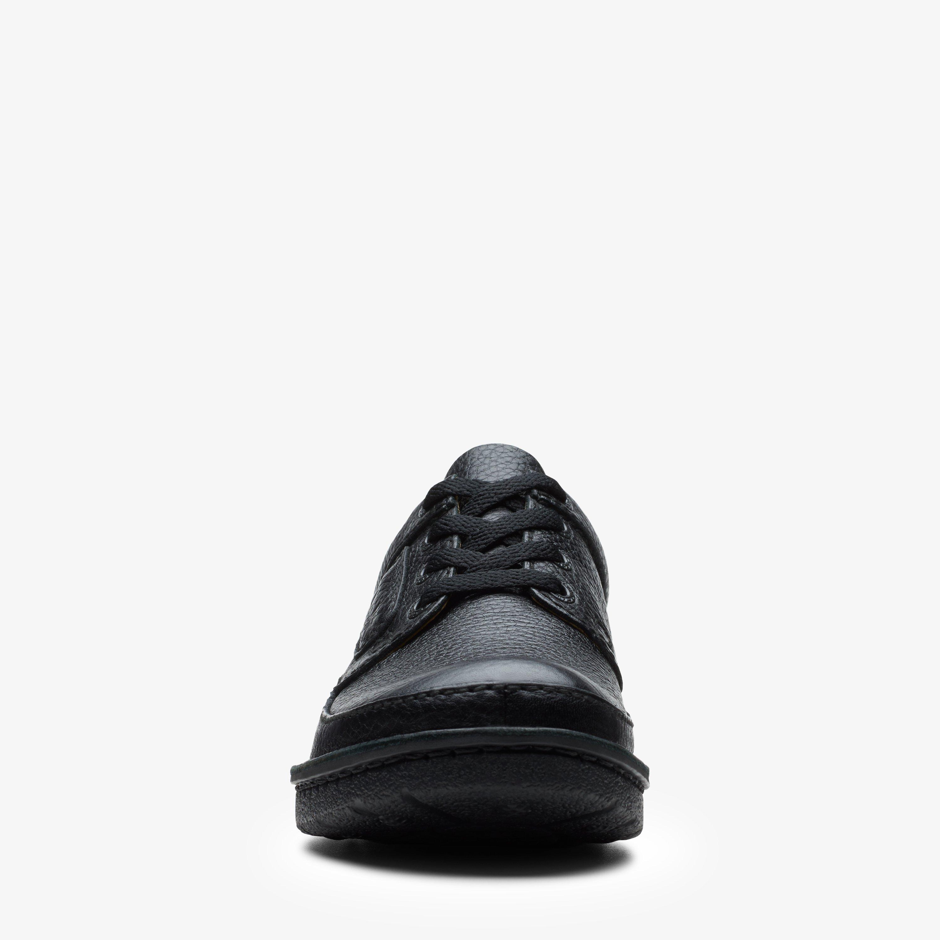 NATURE II Black Derby Shoes, view 3 of 7