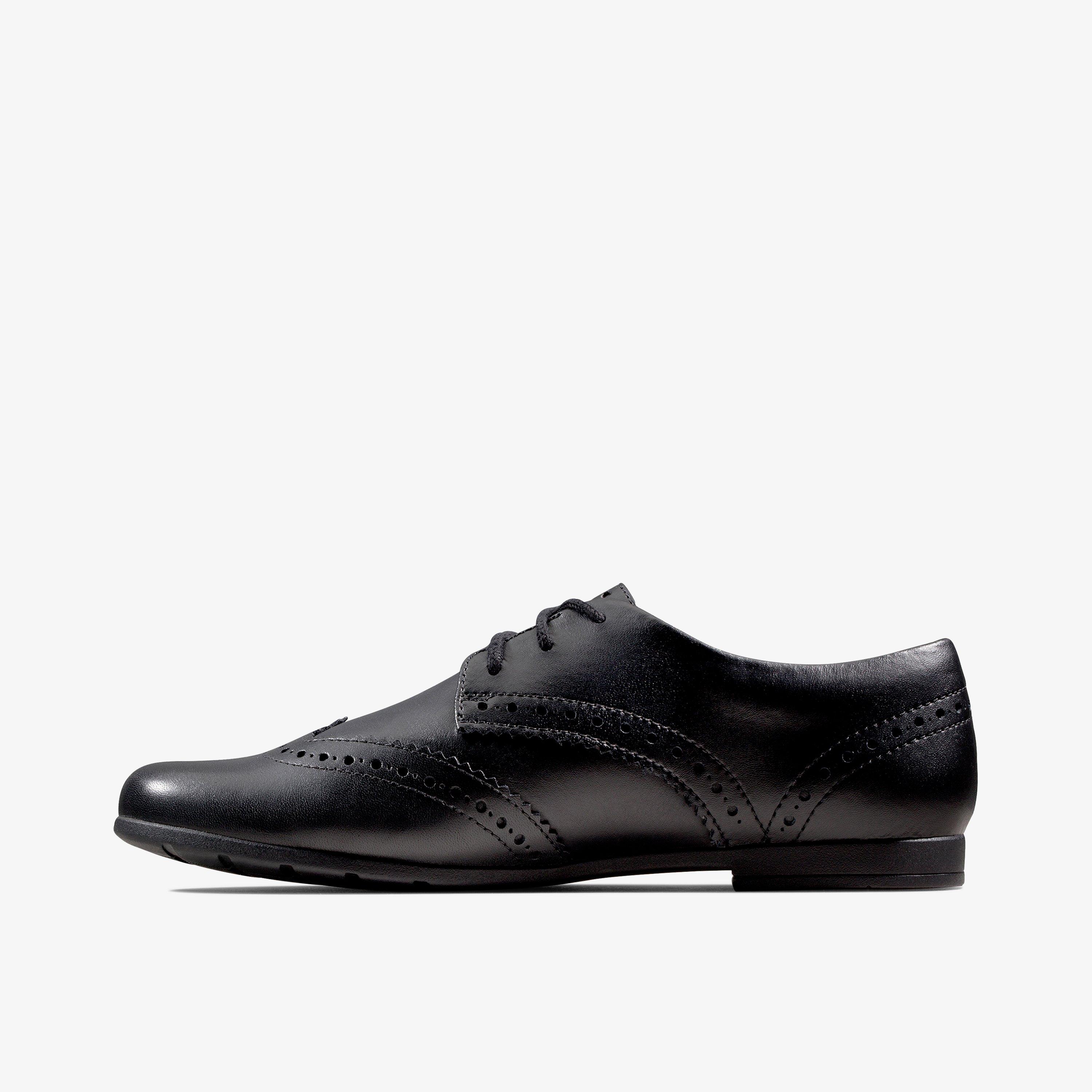 Scarpe Stringate Clarks Scala Lace - Derby In Pelle Per Bambini/Ragazzi, Comode E Durevoli