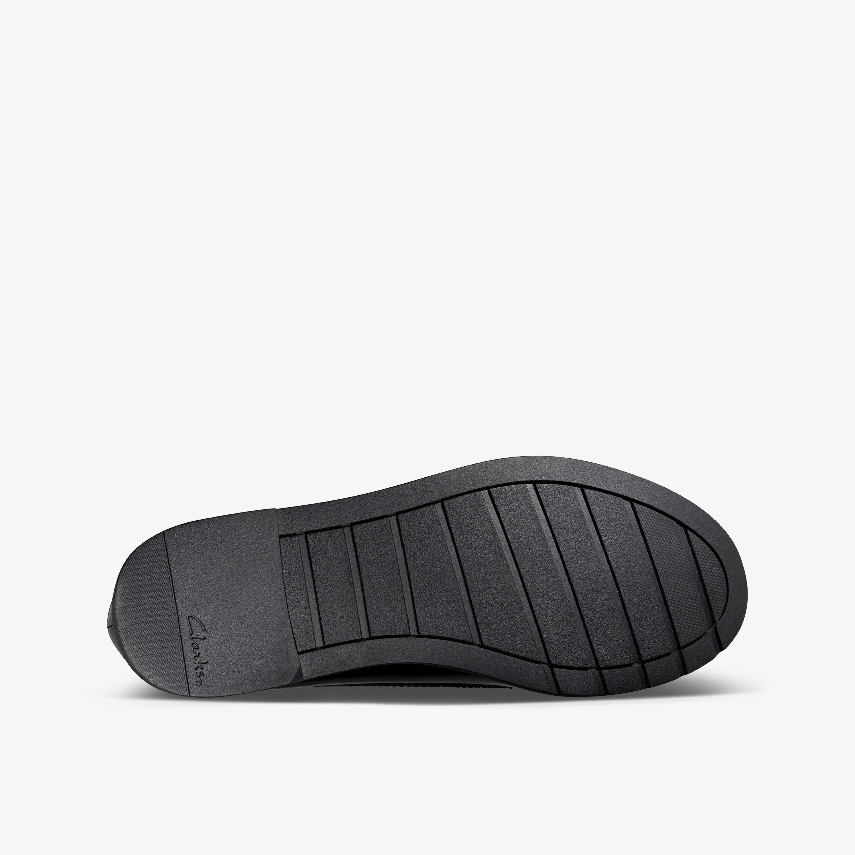 Scala Bright Kid Black Patent Loafers School Shoes, view 3 of 6
