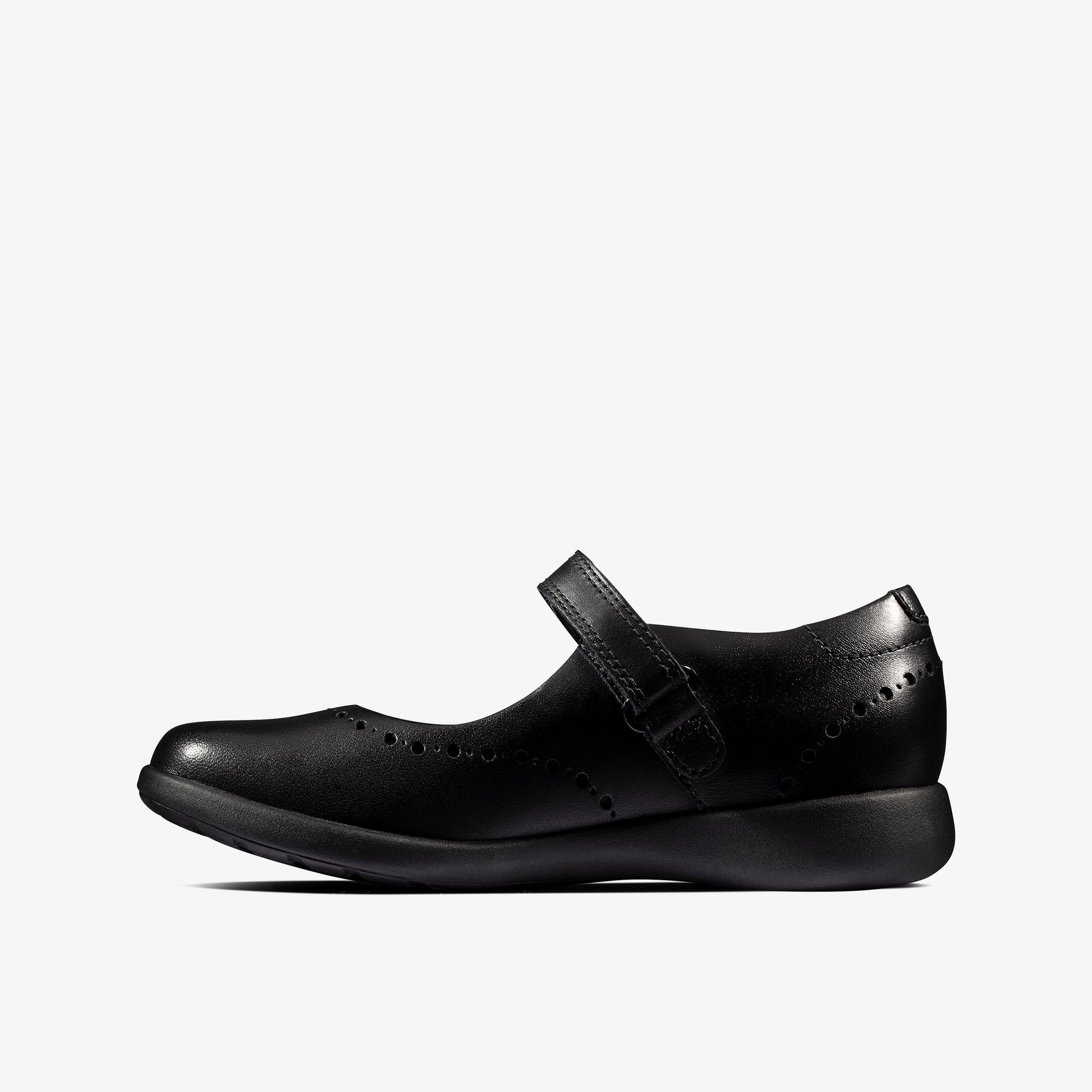Etch Craft Kid Black Leather Bar Shoes, view 2 of 6
