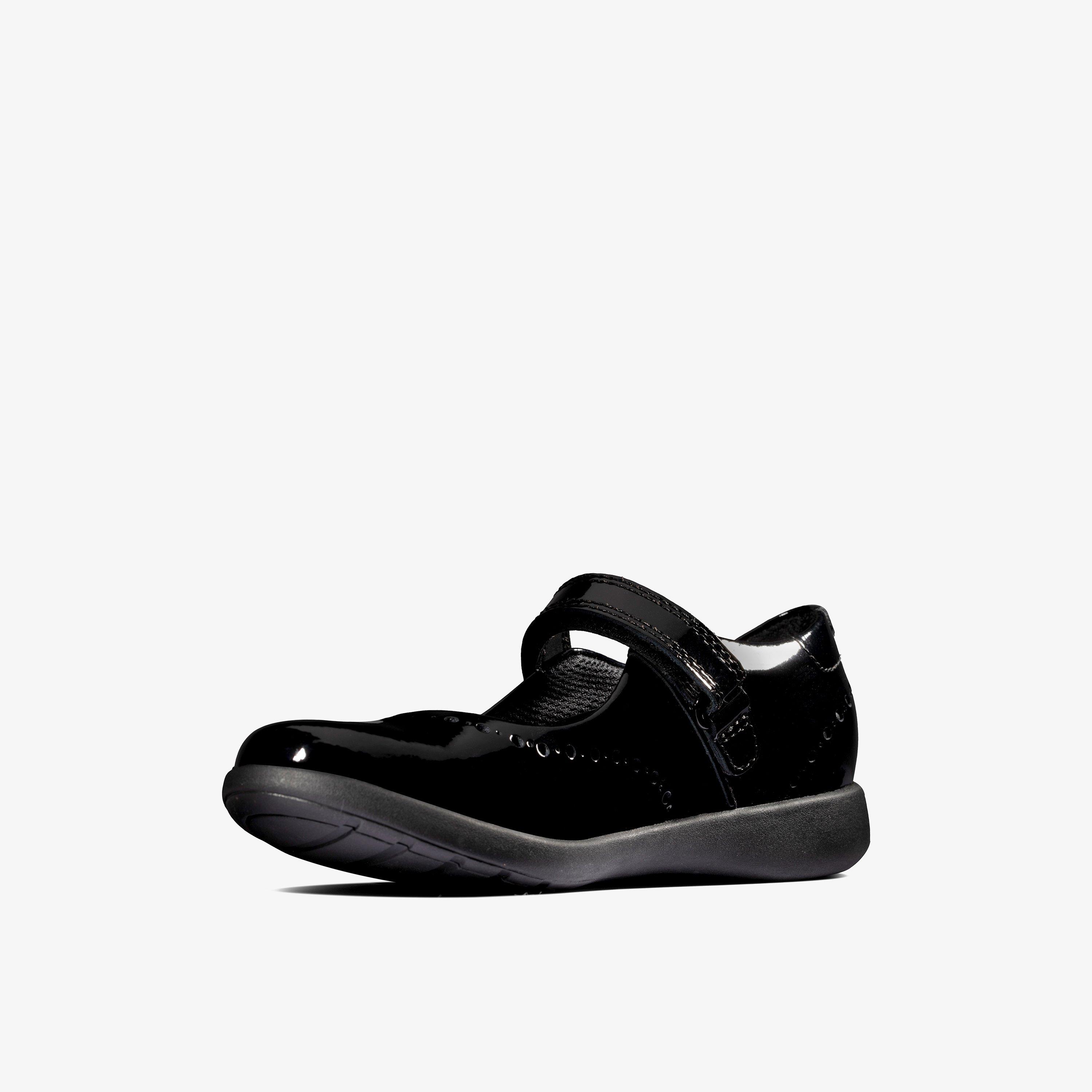 Etch Craft Toddler Black Patent Mary Jane School Shoes, view 4 of 6