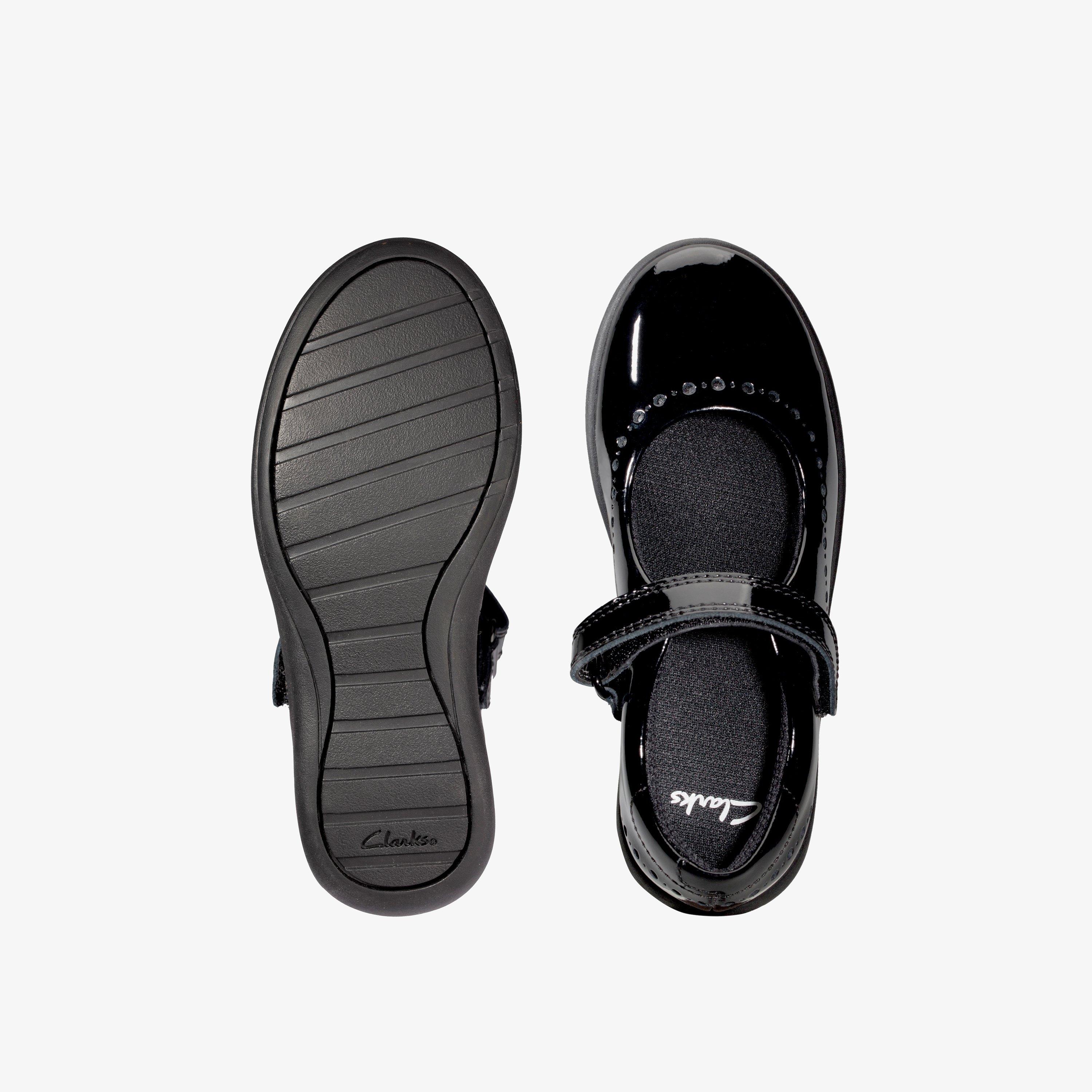 Etch Craft Toddler Black Patent Mary Jane School Shoes, view 6 of 6