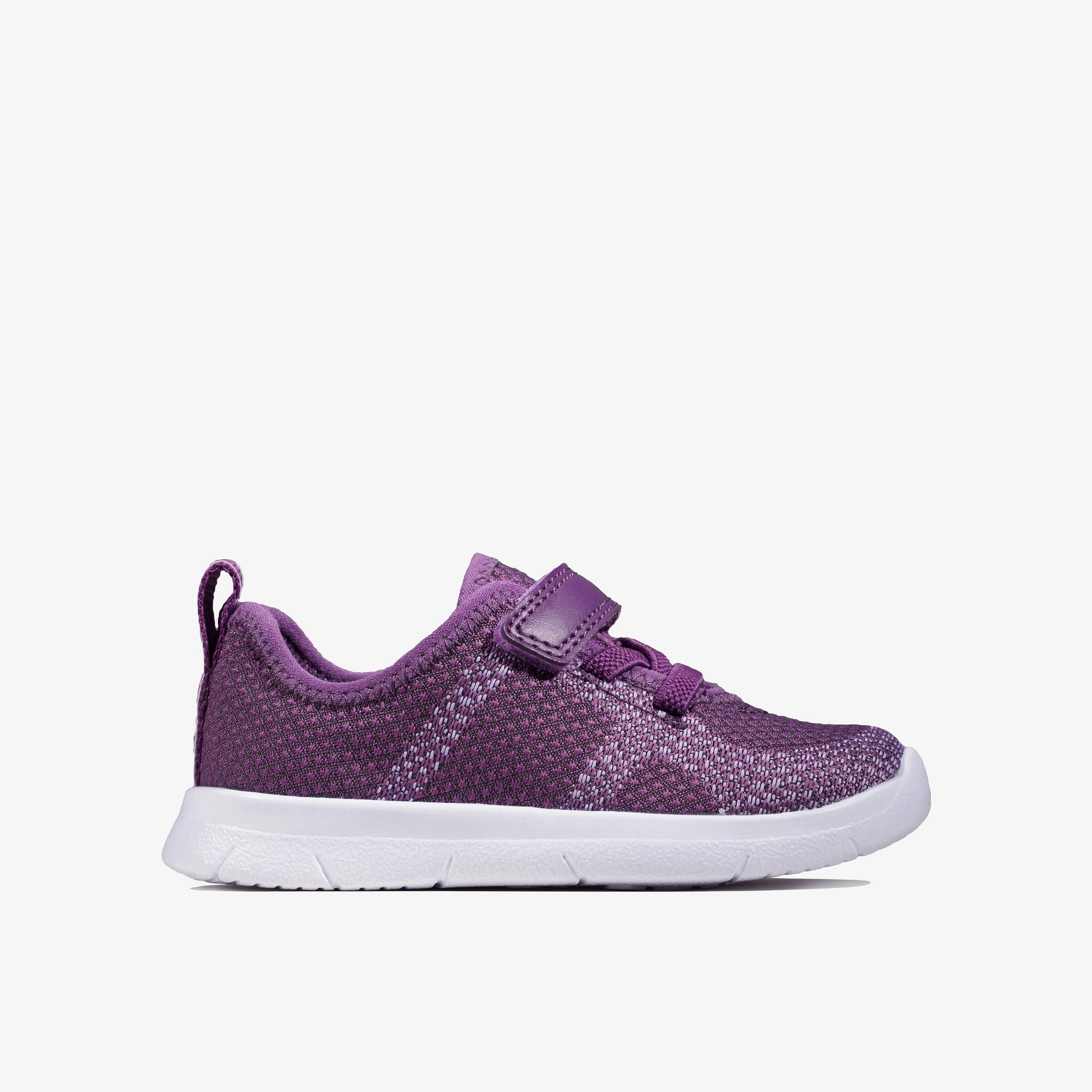 Ath Flux Toddler  Purple Trainers, view 1 of 6