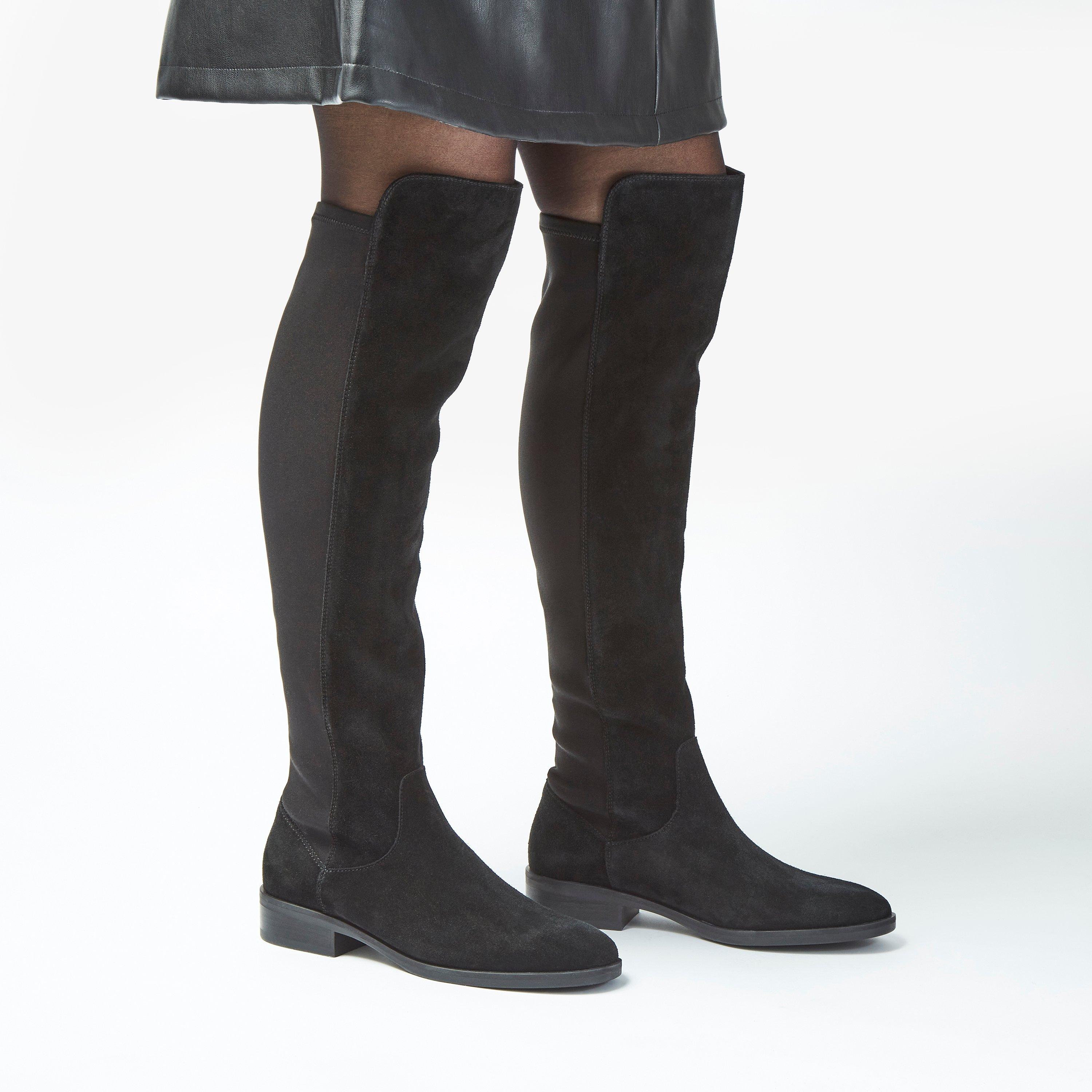 clarks pure caddy black suede