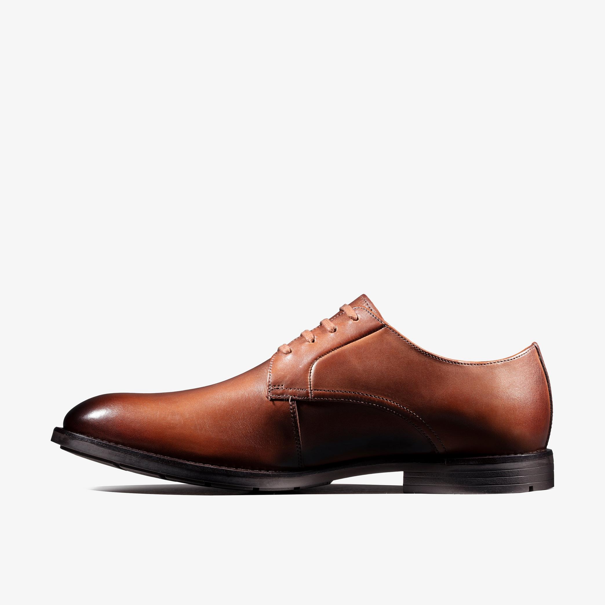 Ronnie Walk British Tan Leather Derby Shoes, view 2 of 6