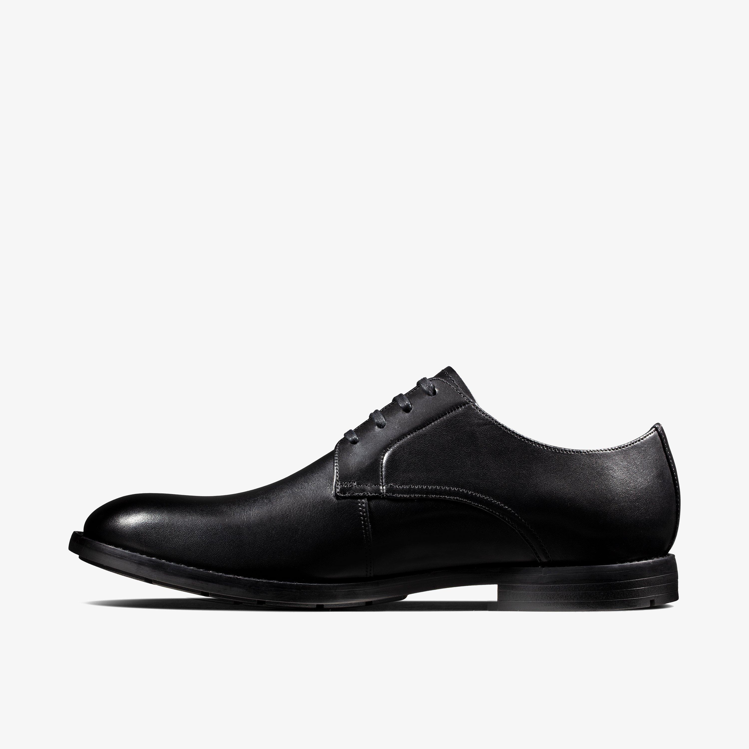 Clarks Tilden Walk Derby Derbys voor heren, Donkerbruin leer