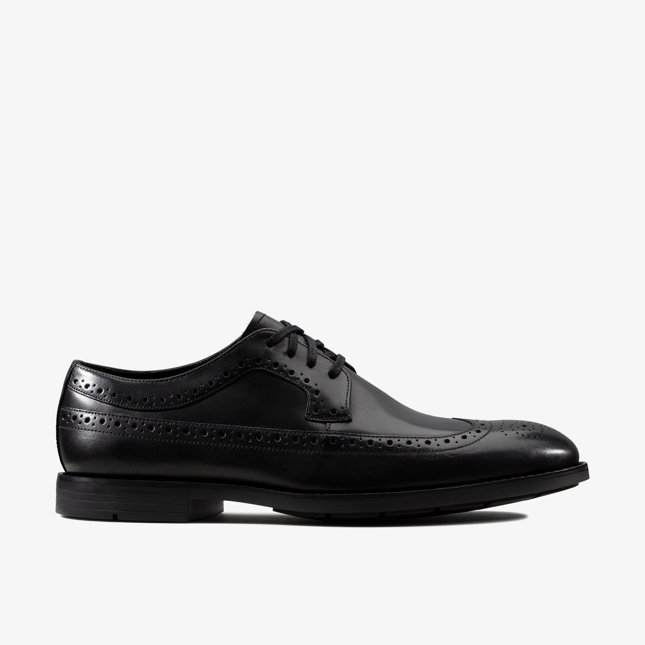 Ronnie Limit Black Leather Brogues, view 1 of 6