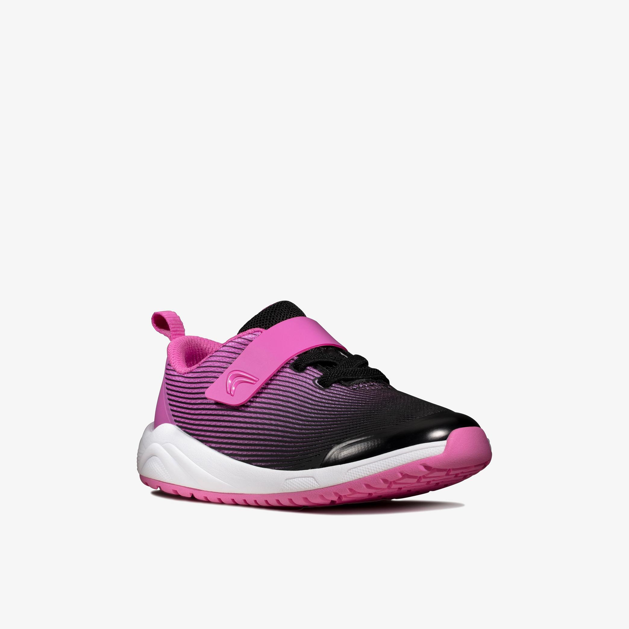 GIRLS Aeon Pace Toddler Pink Trainers | Clarks Outlet
